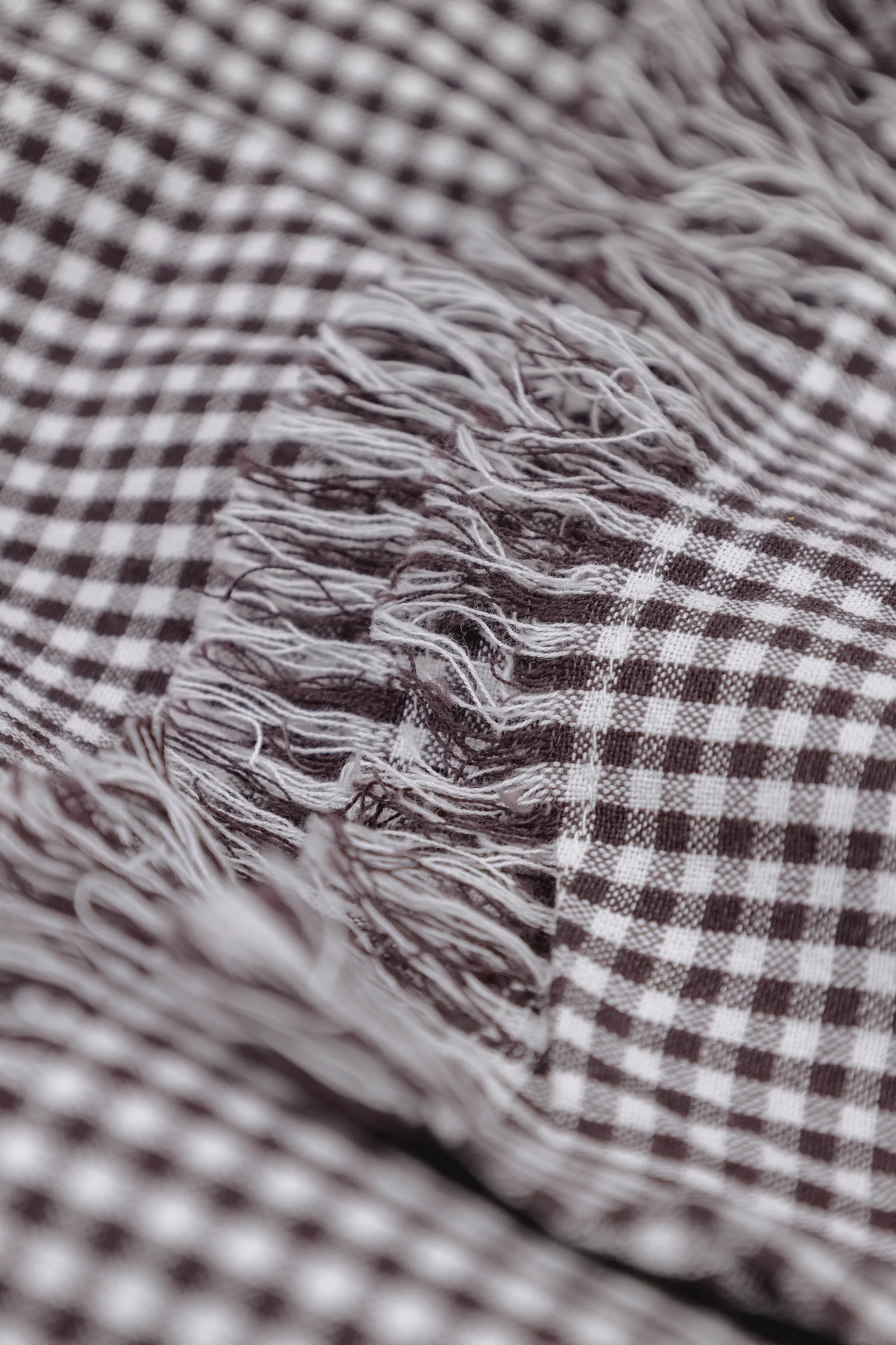 DISTRESSED FARMER'S LS SHIRT - BROWN