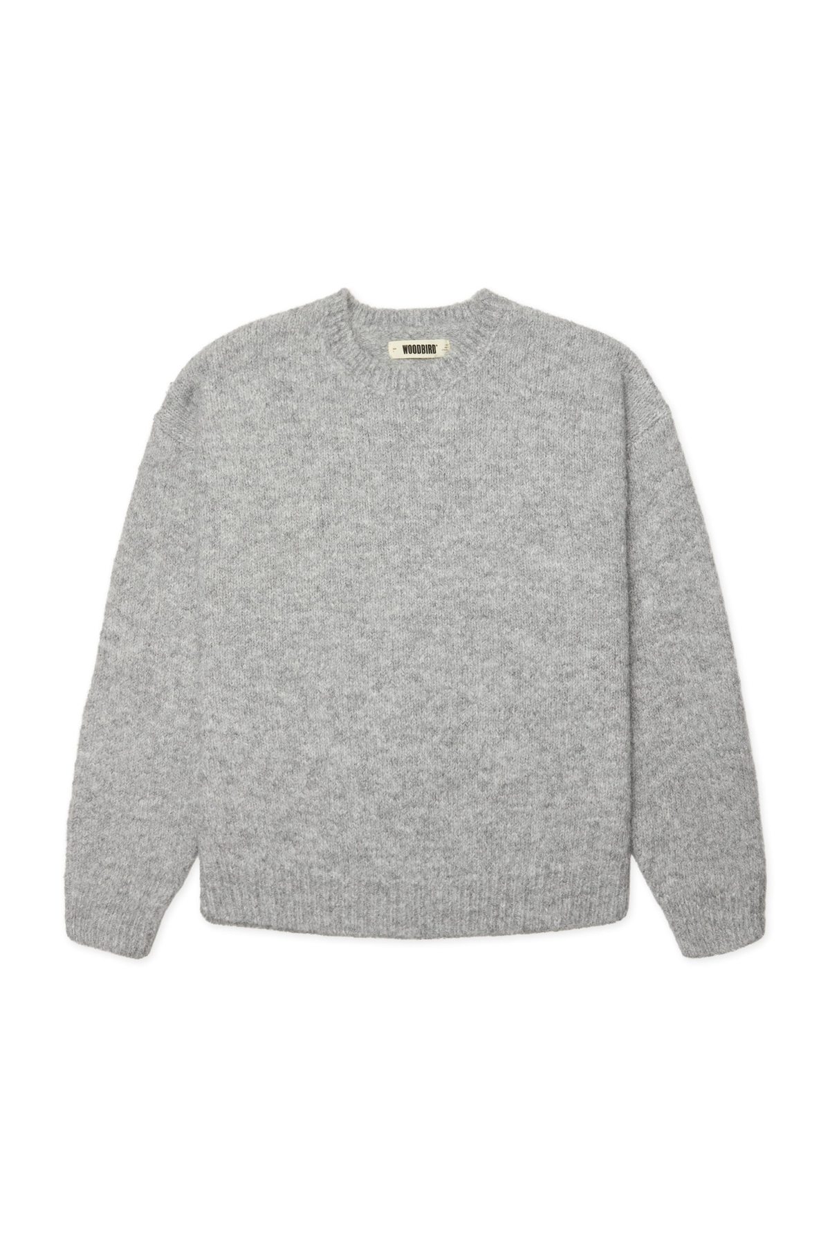KURT MOHAIRY CREWNECK - DARK GREY MELANGE