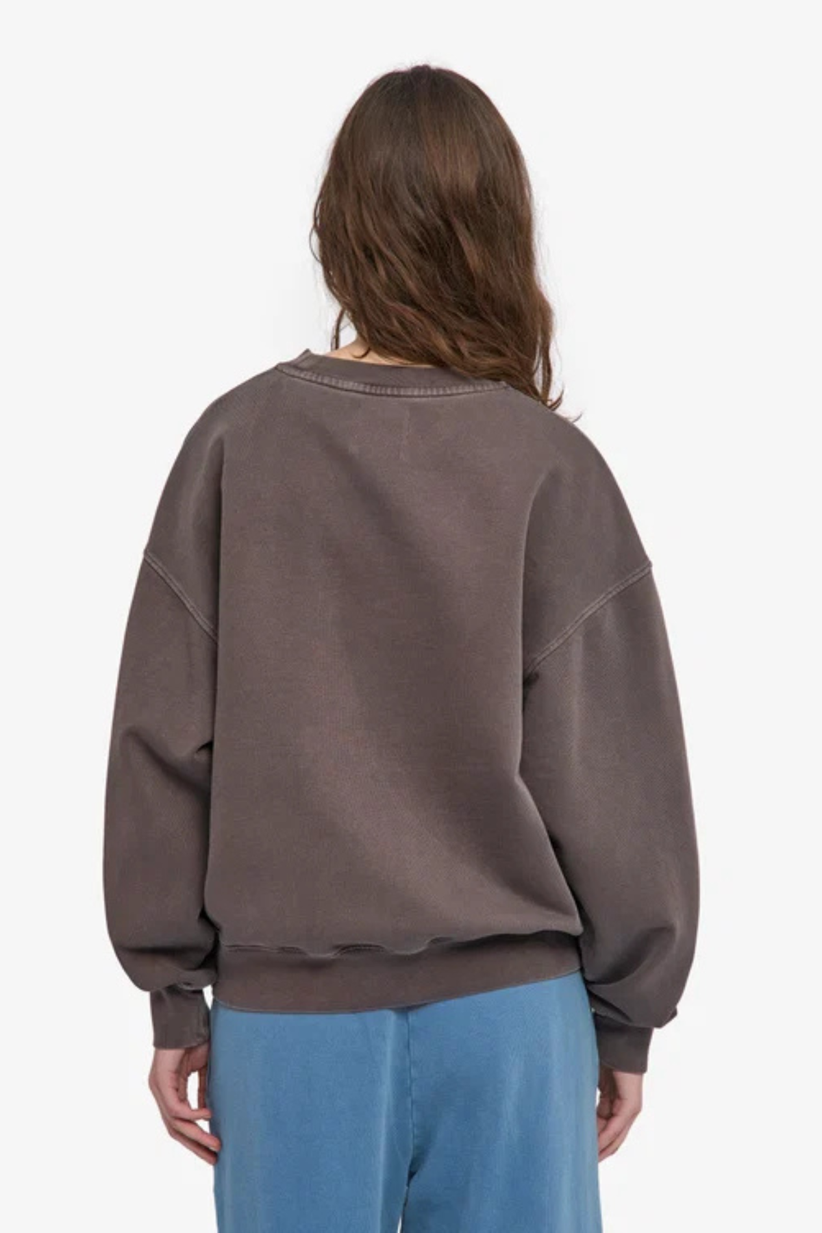 ORGANIC OVERSIZED CREW - FADED MUD