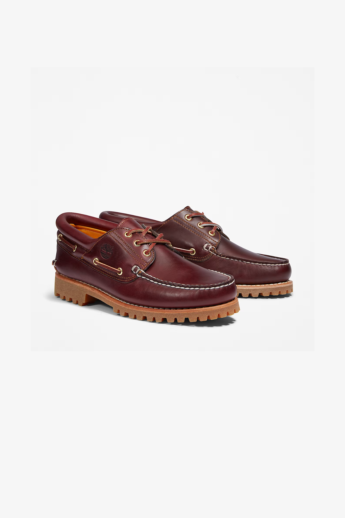 BOAT SHOES - BURGUNDY