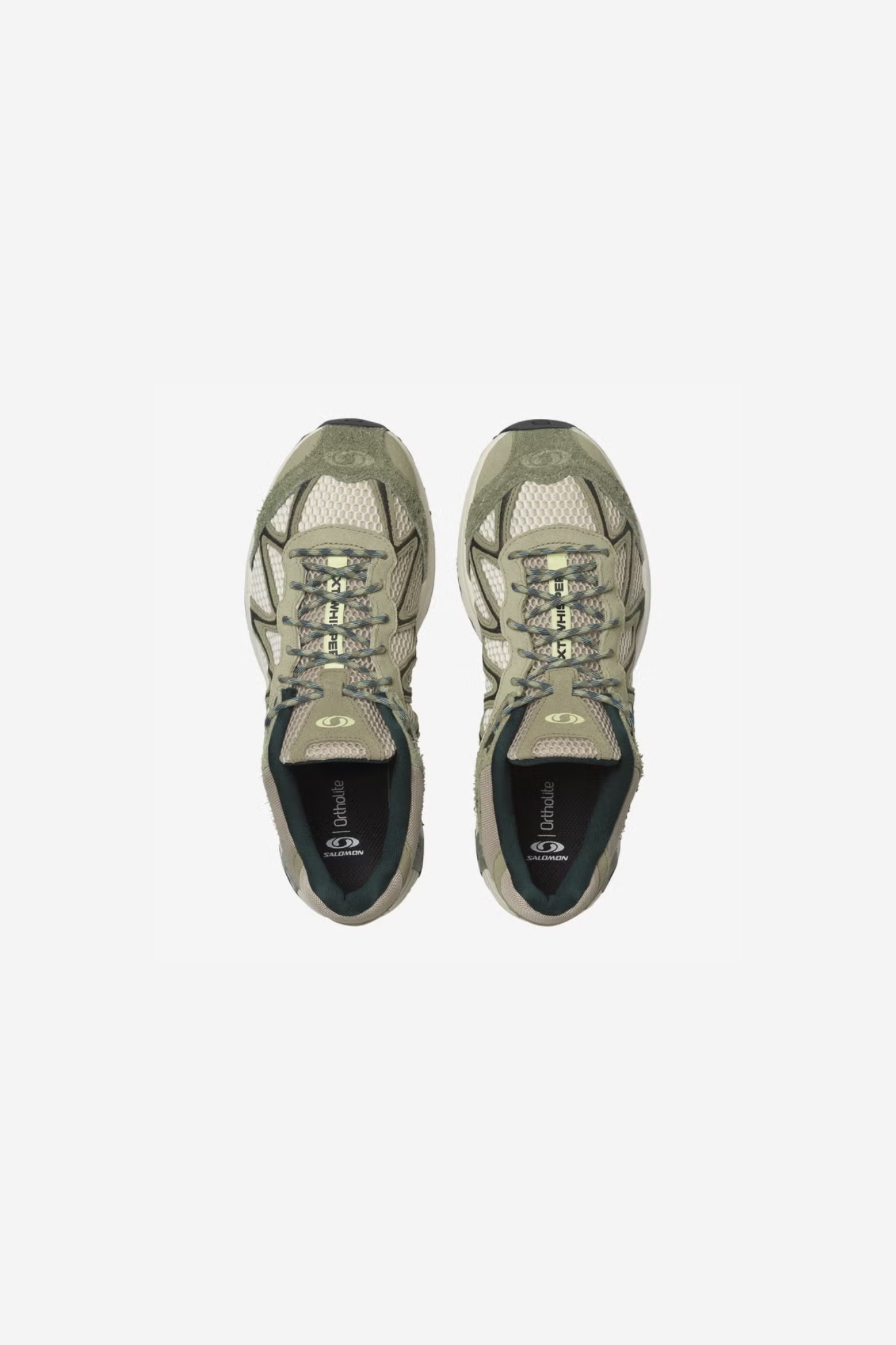 XT-WHISPER EMBROIDERY SNEAKERS MEN - DEEP LICHEN GREEN/EUCALYPTUS/BUTTERFLY