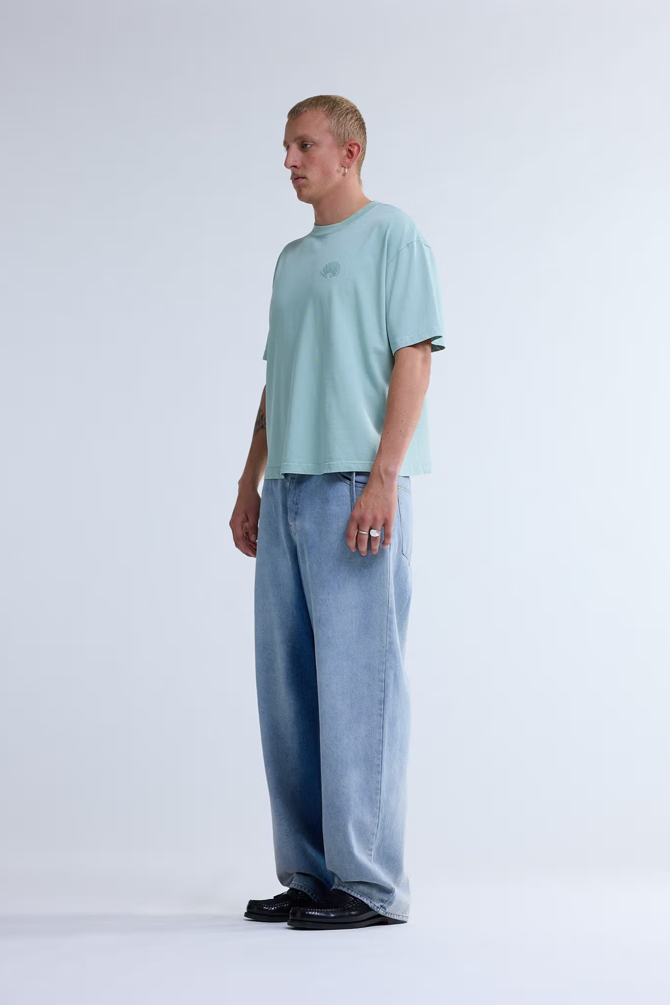 CHOP T-SHIRT - OPAL GREEN