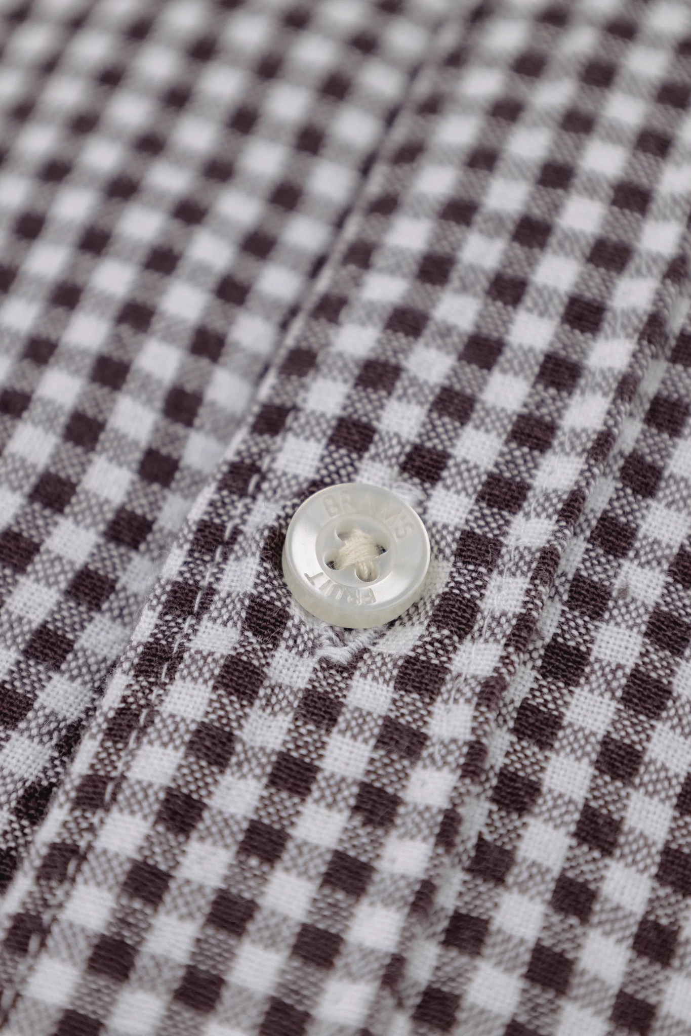 DISTRESSED FARMER'S LS SHIRT - BROWN