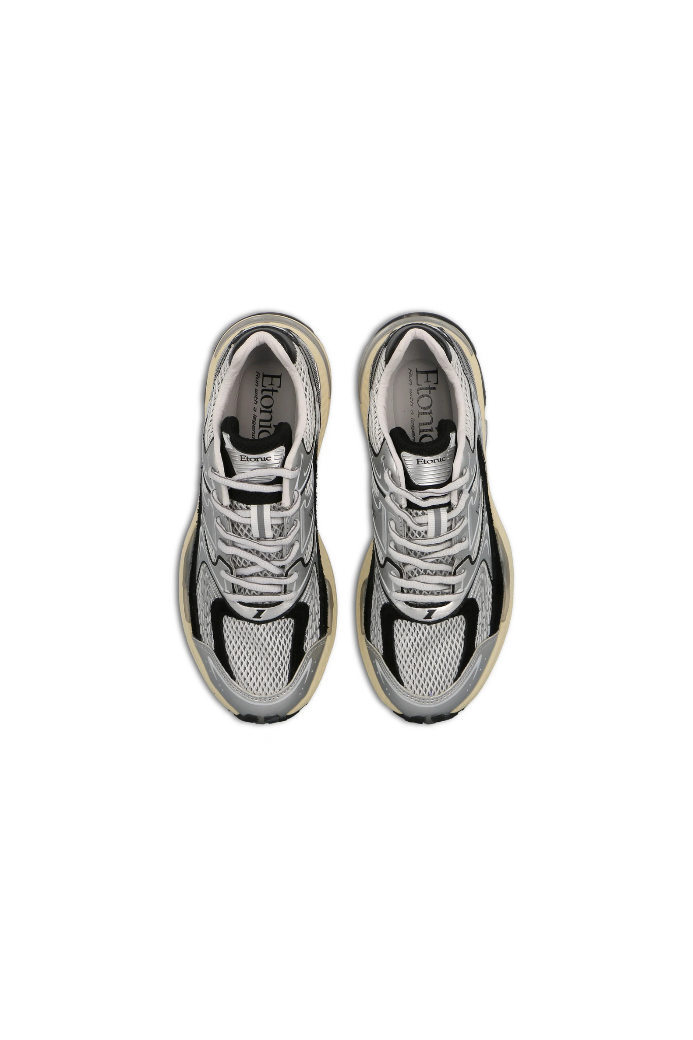 EVOLUTION METALLIC WOMEN SNEAKERS - SILVER BLACK