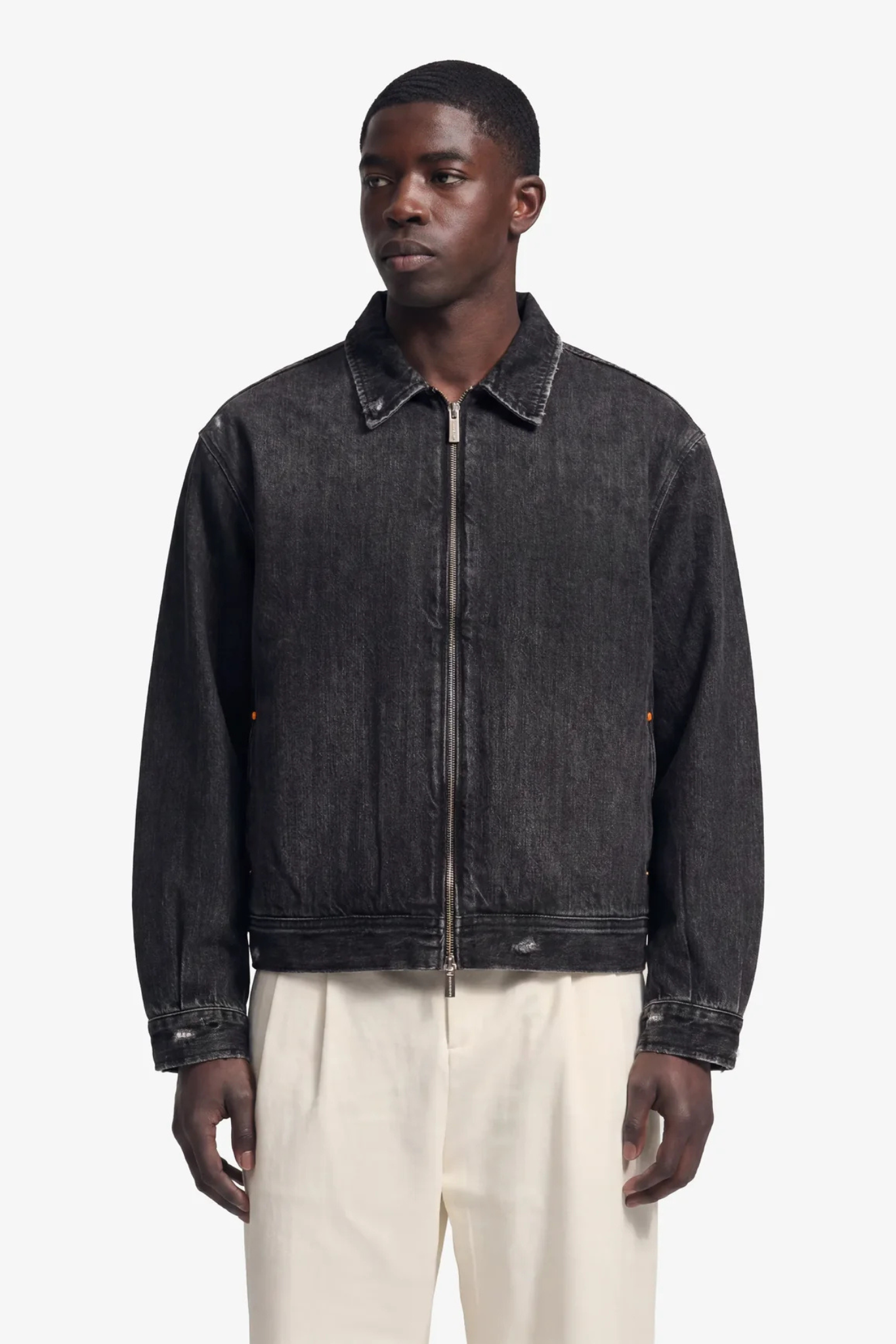DENIM JACKET - WASHED BLACK