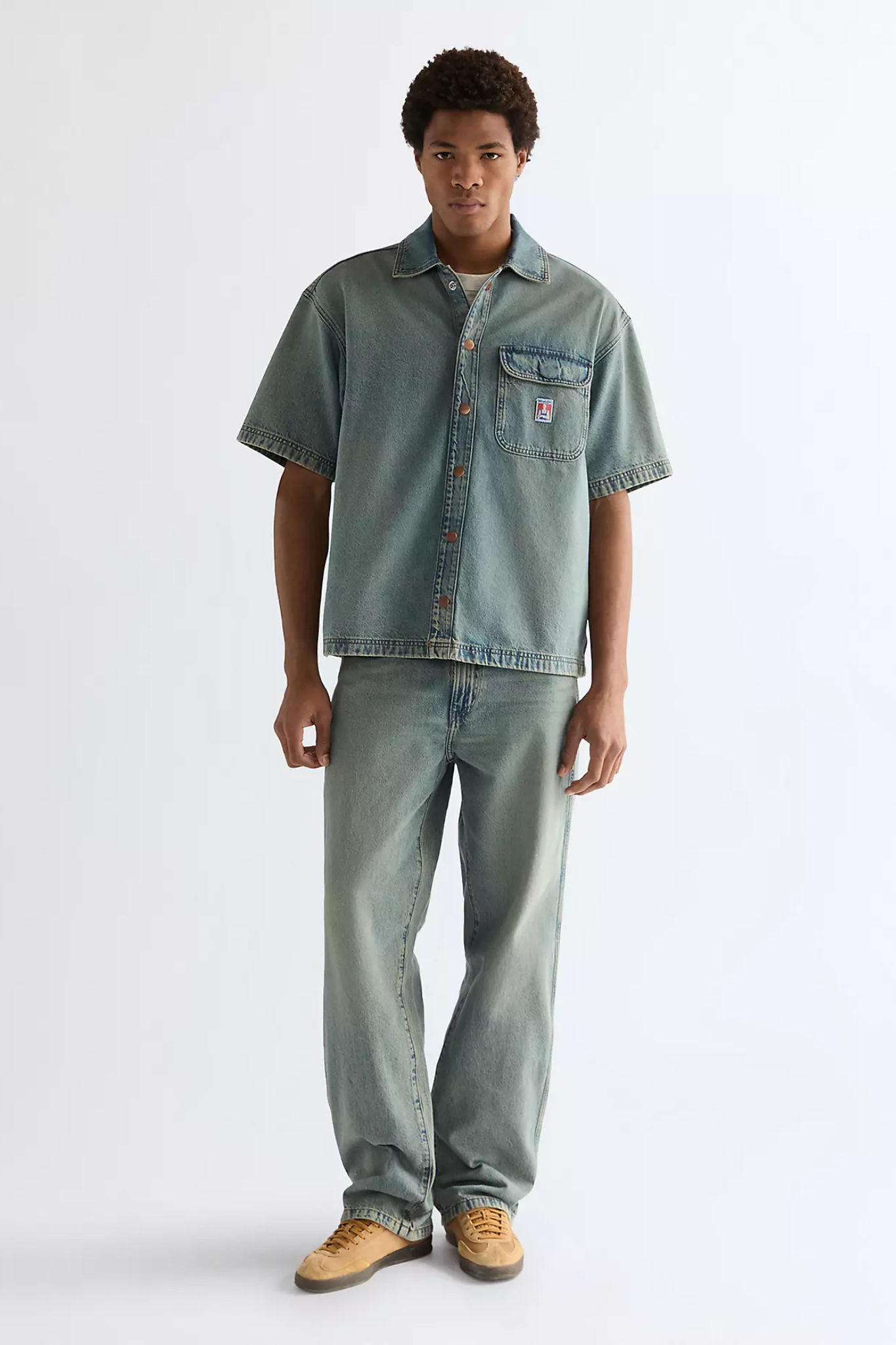 LOOSE STRAIGHT JEANS - CANYON SHADE