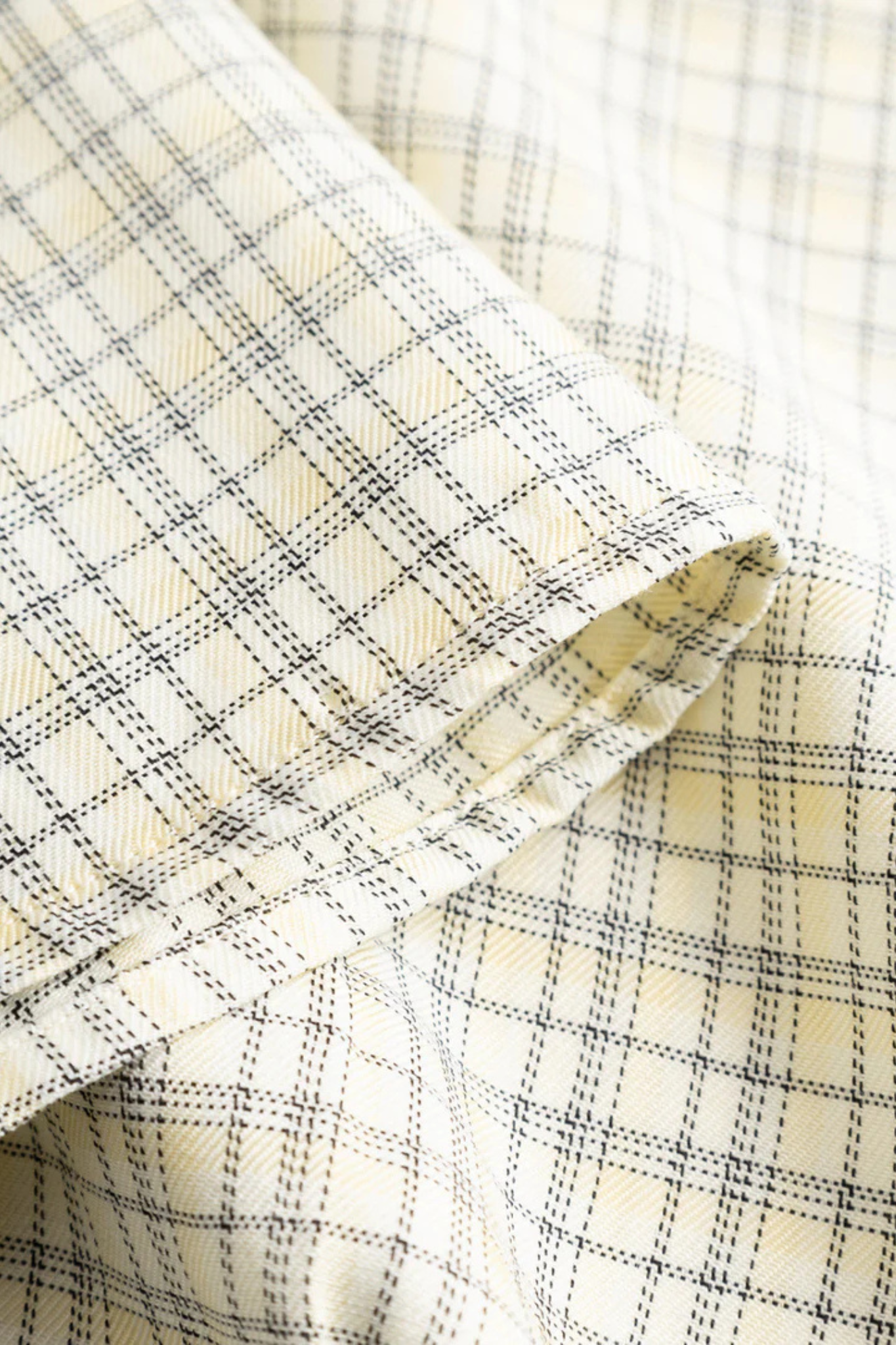 MIKO BLOUSE - DENNY YELLOW CHECK