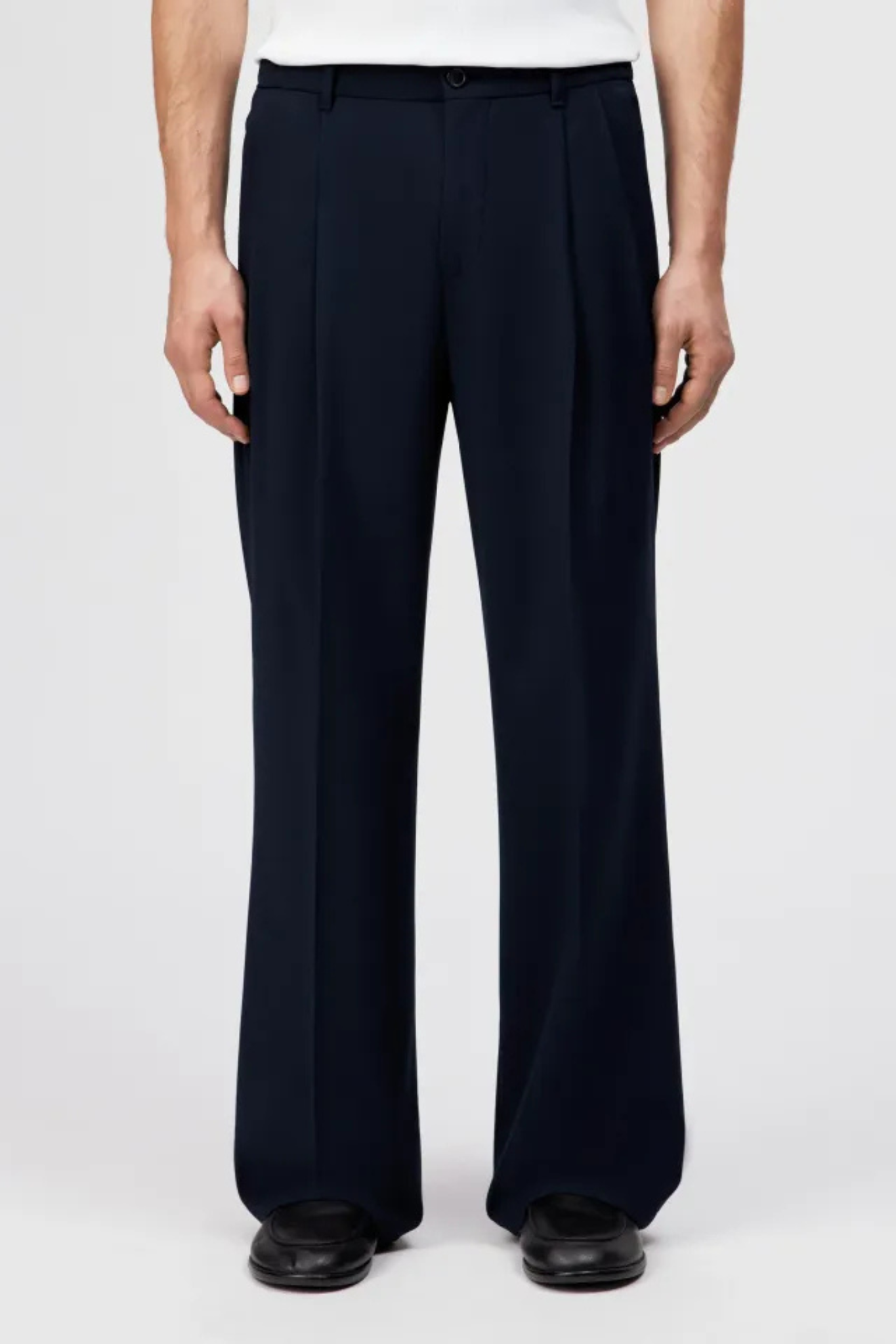 LEEK WIDE PANTS - BLUE