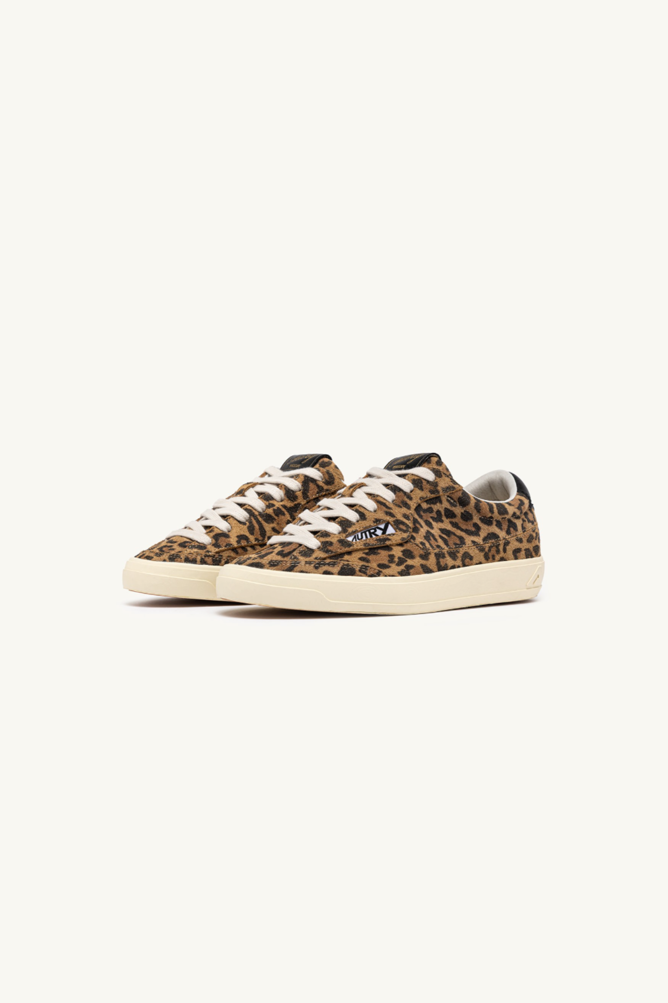 WINDSCAPE LOW WOMEN SNEAKERS - SUEDE/LEOPRINT LEOP/BLACK