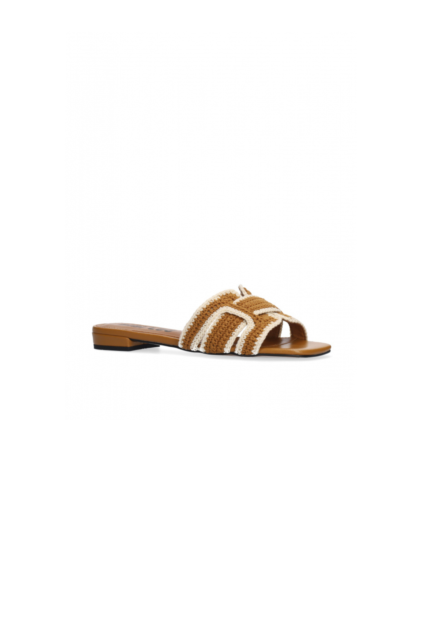 HOLLY FLAT SANDALS - TAN