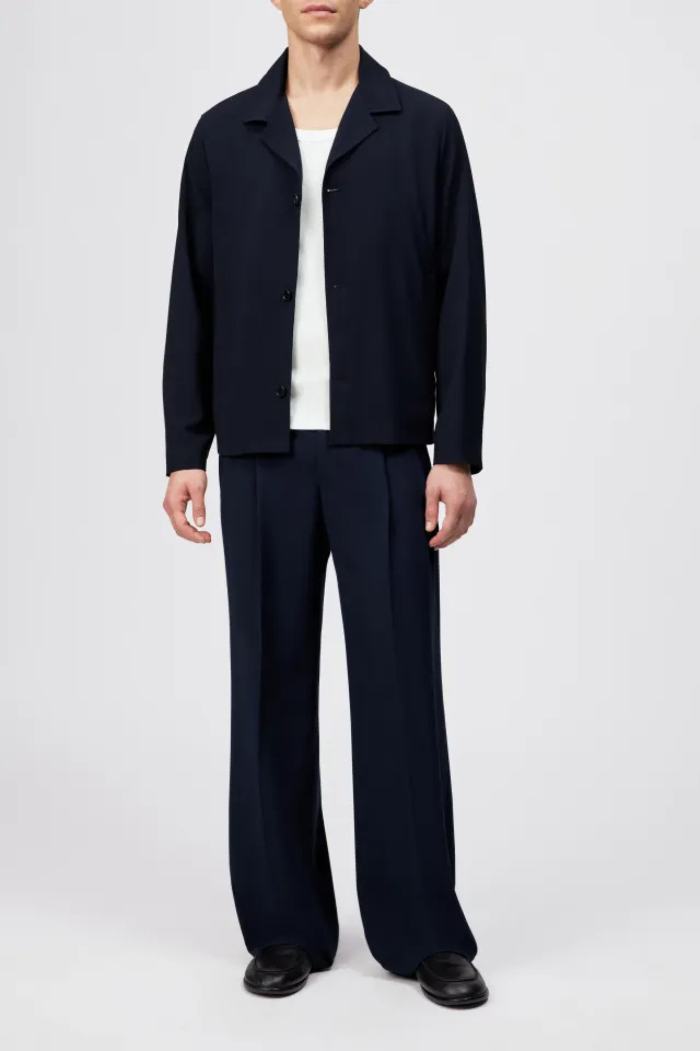 LEEK WIDE PANTS - BLUE