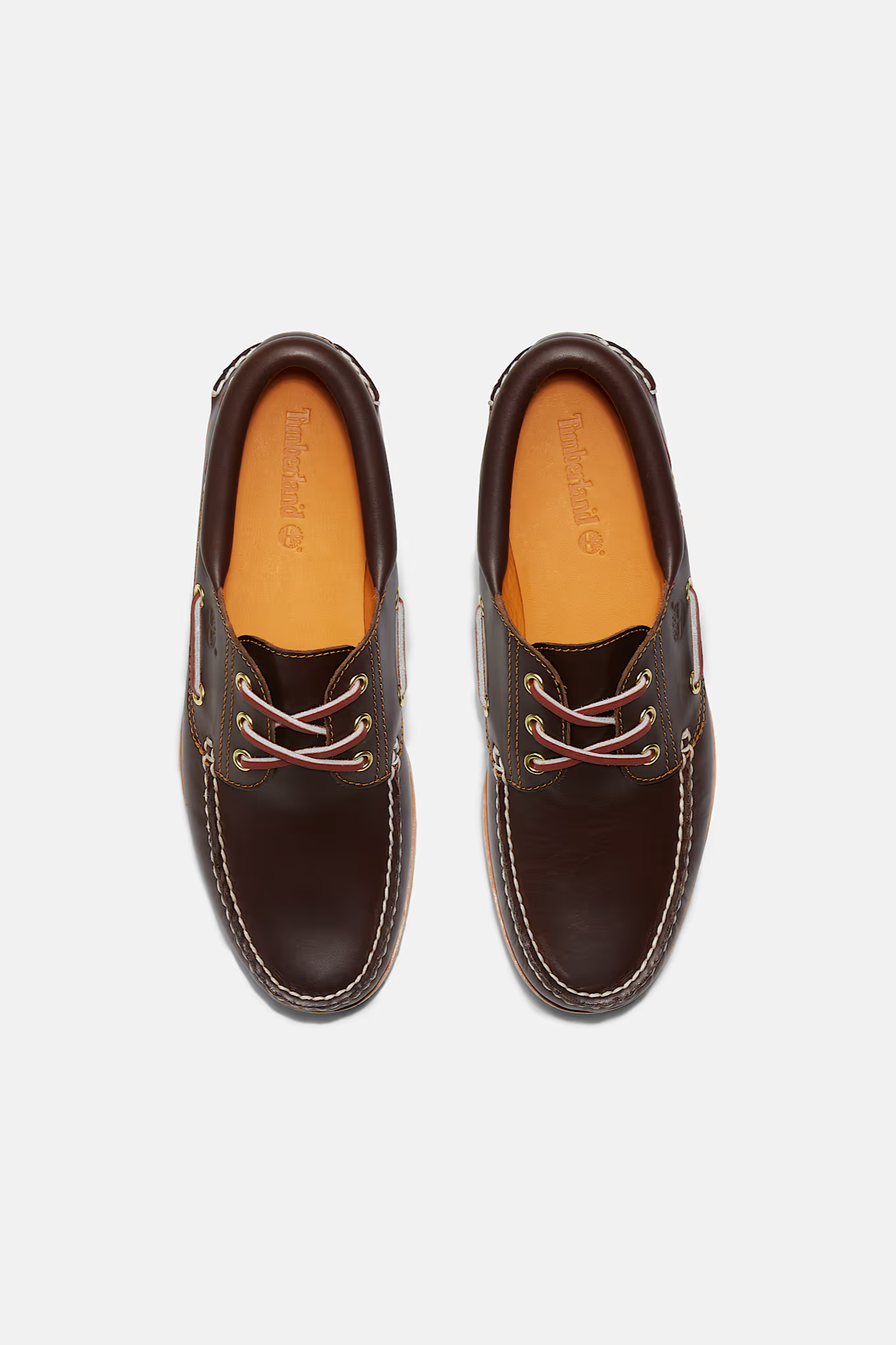 3-EYELET BOAT SHOES - BROWN