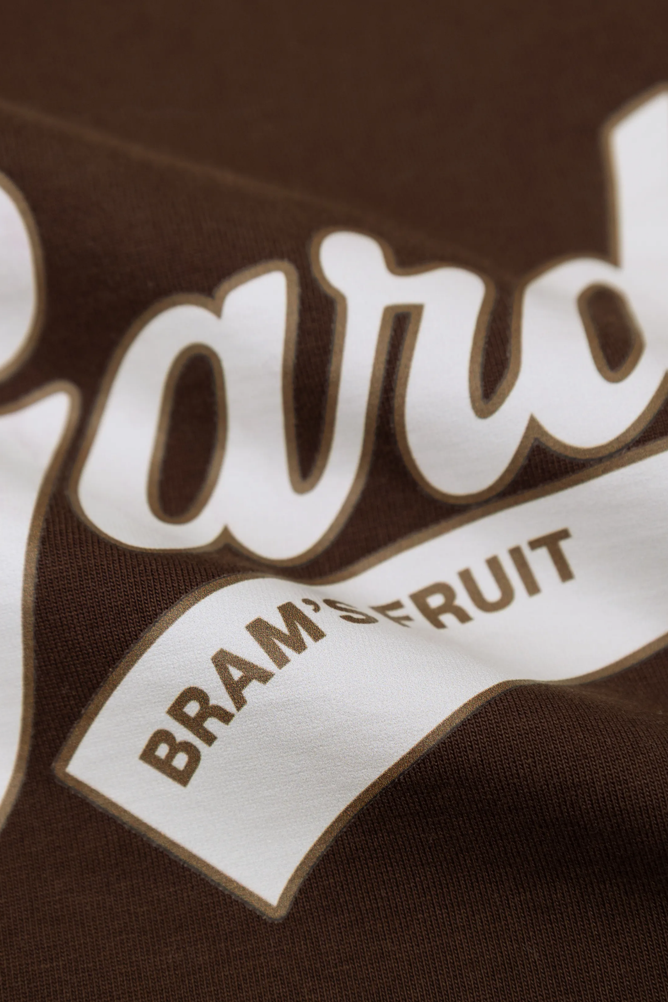 DOUBLE LAYER T-SHIRT - BROWN