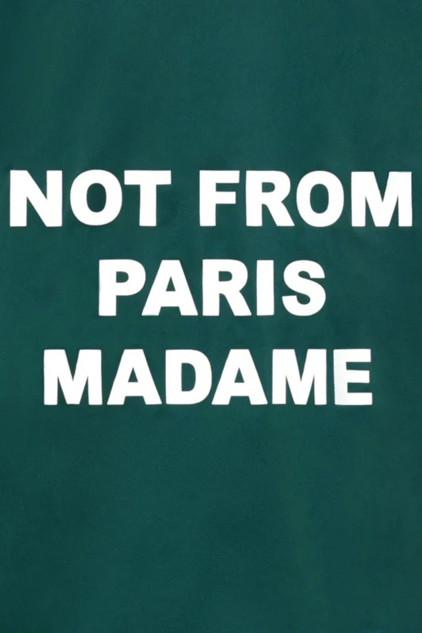 LA VESTE SLOGAN - DARK GREEN