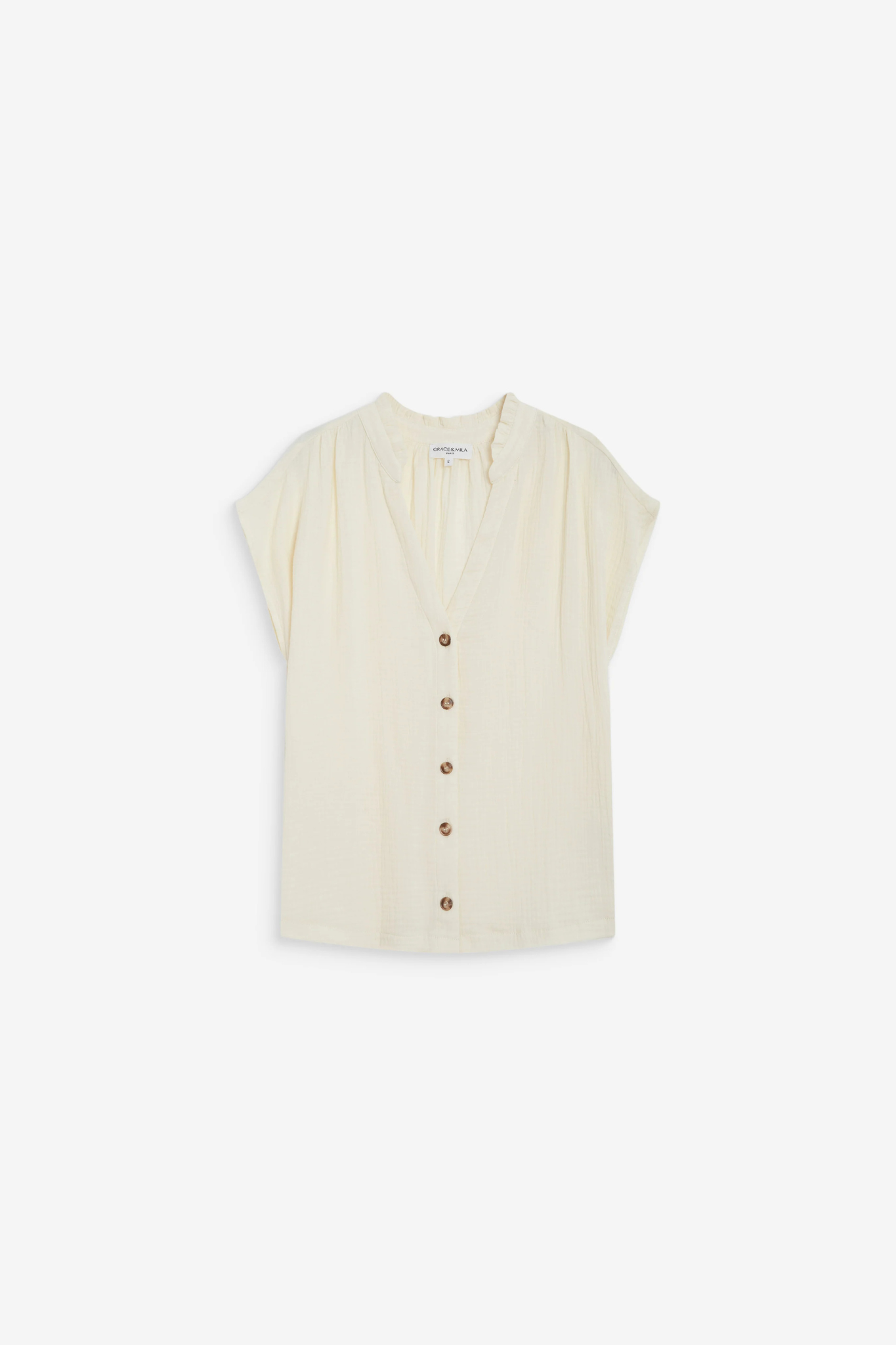 WESRA BLOUSE - ECRU