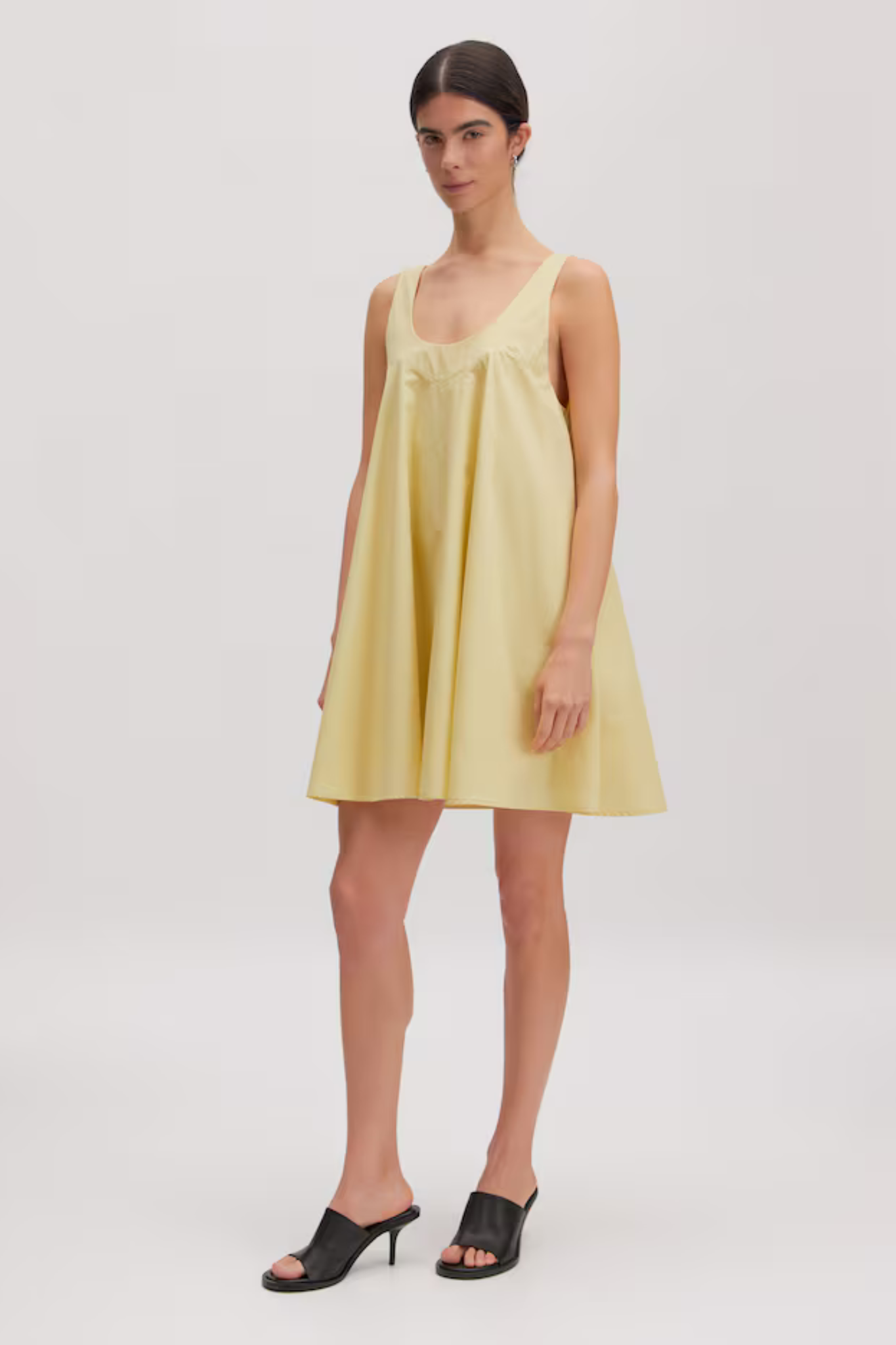 KIRA DRESS - DUSTY YELLOW