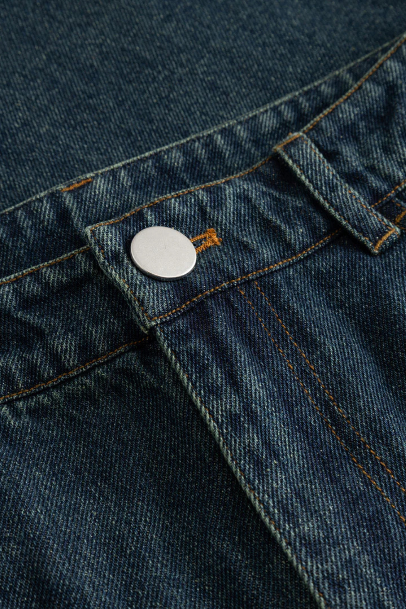 KATY MW JORTS SHORTS - VINTAGE BLUE WASH