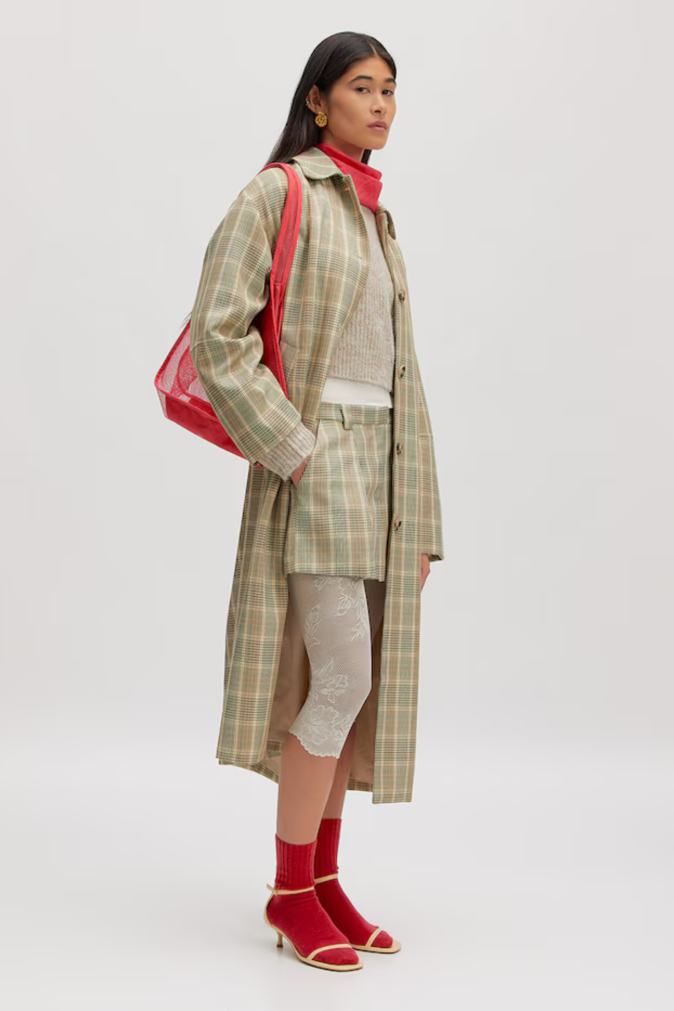 NASTASJA COAT - CHECK