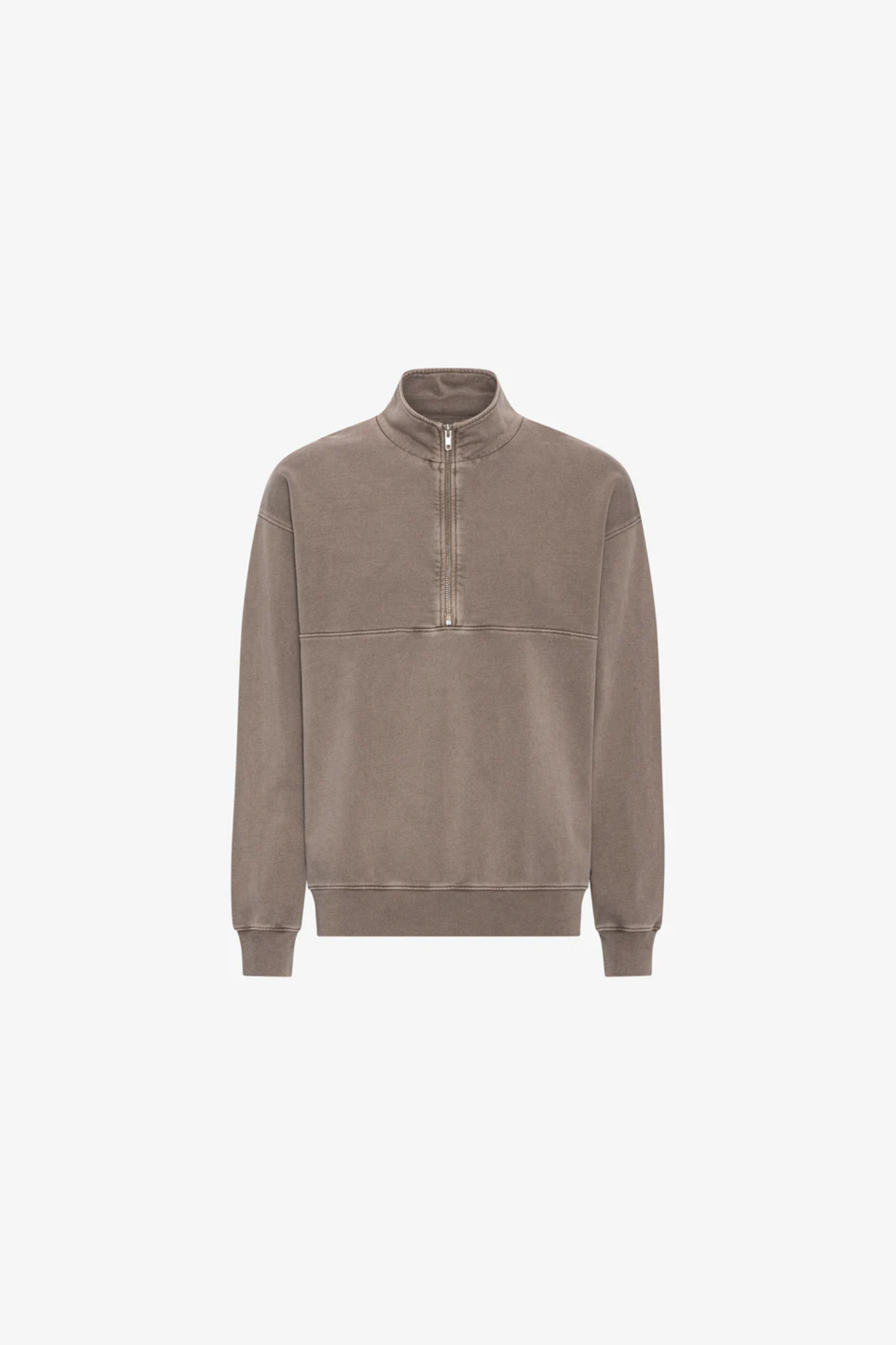 ORGANIC QUARTER ZIP - FADED KHAKI