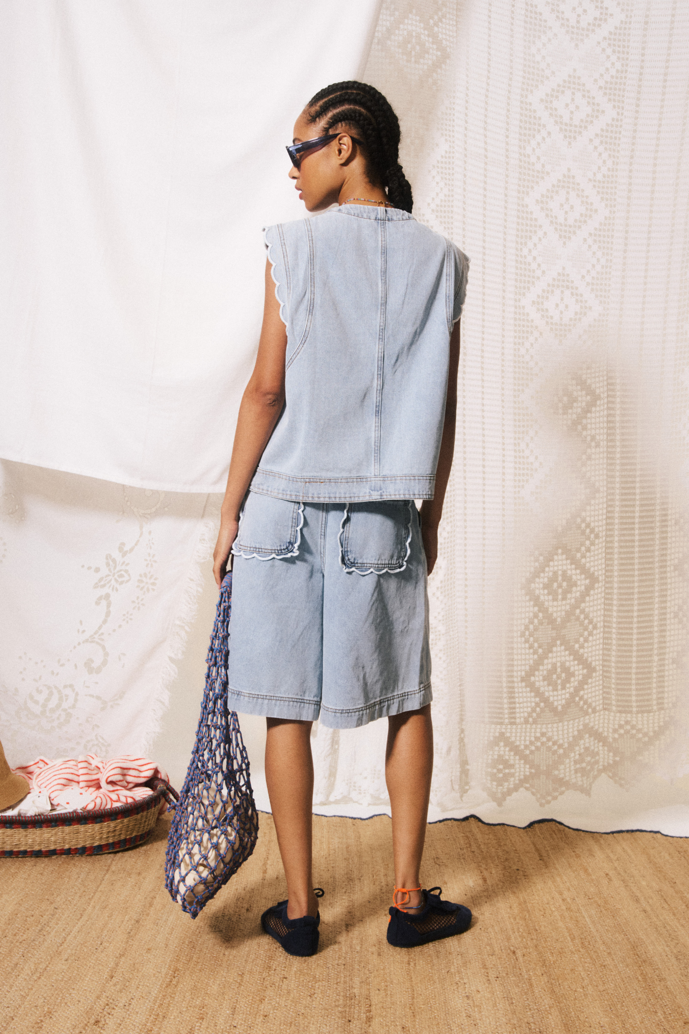 LILLO VEST - BLEU JEAN