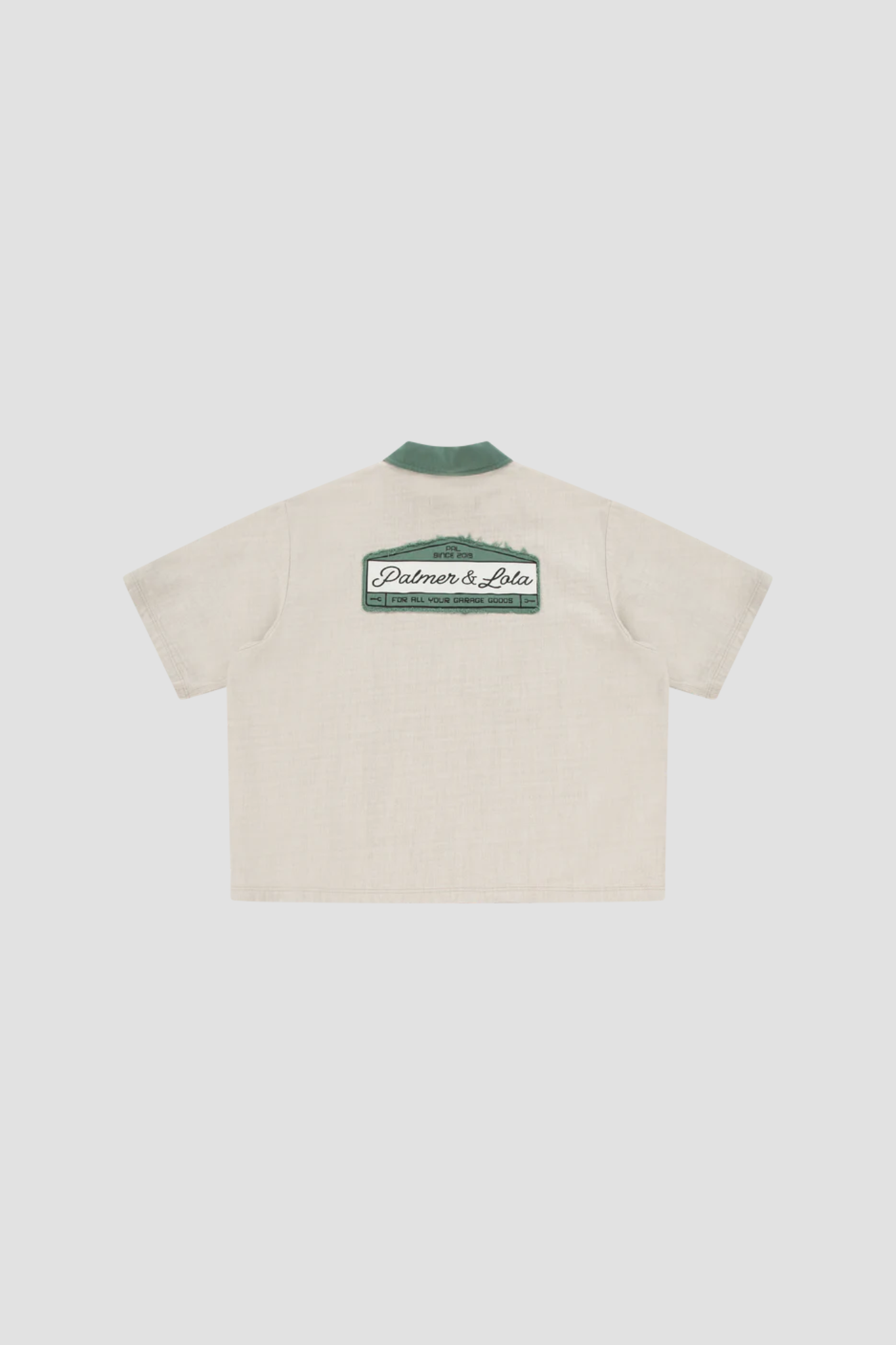GARAGE GOODS CANVAS POLO - MARSHMALLOW