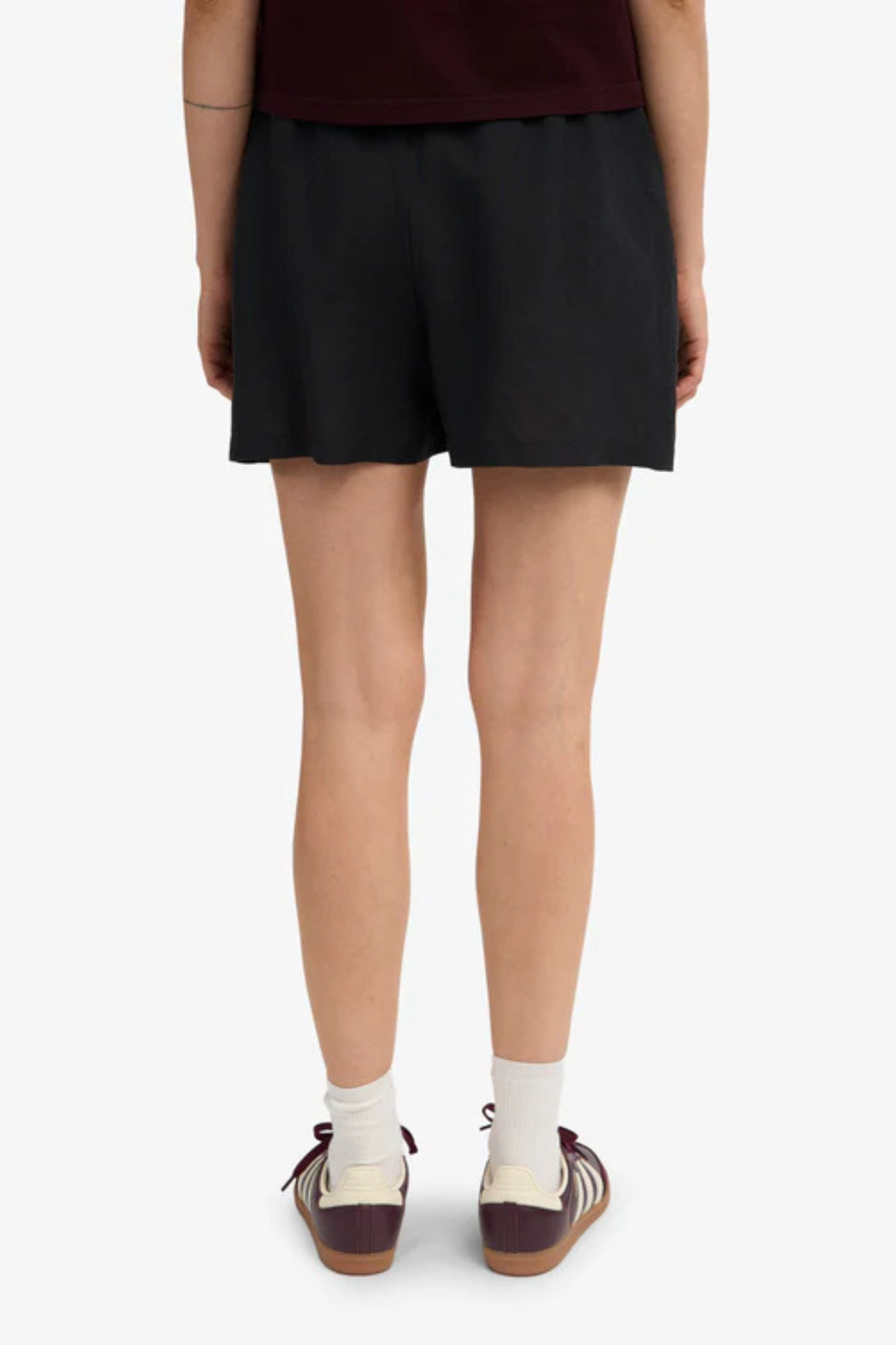 LINEN SHORTS - DEEP BLACK