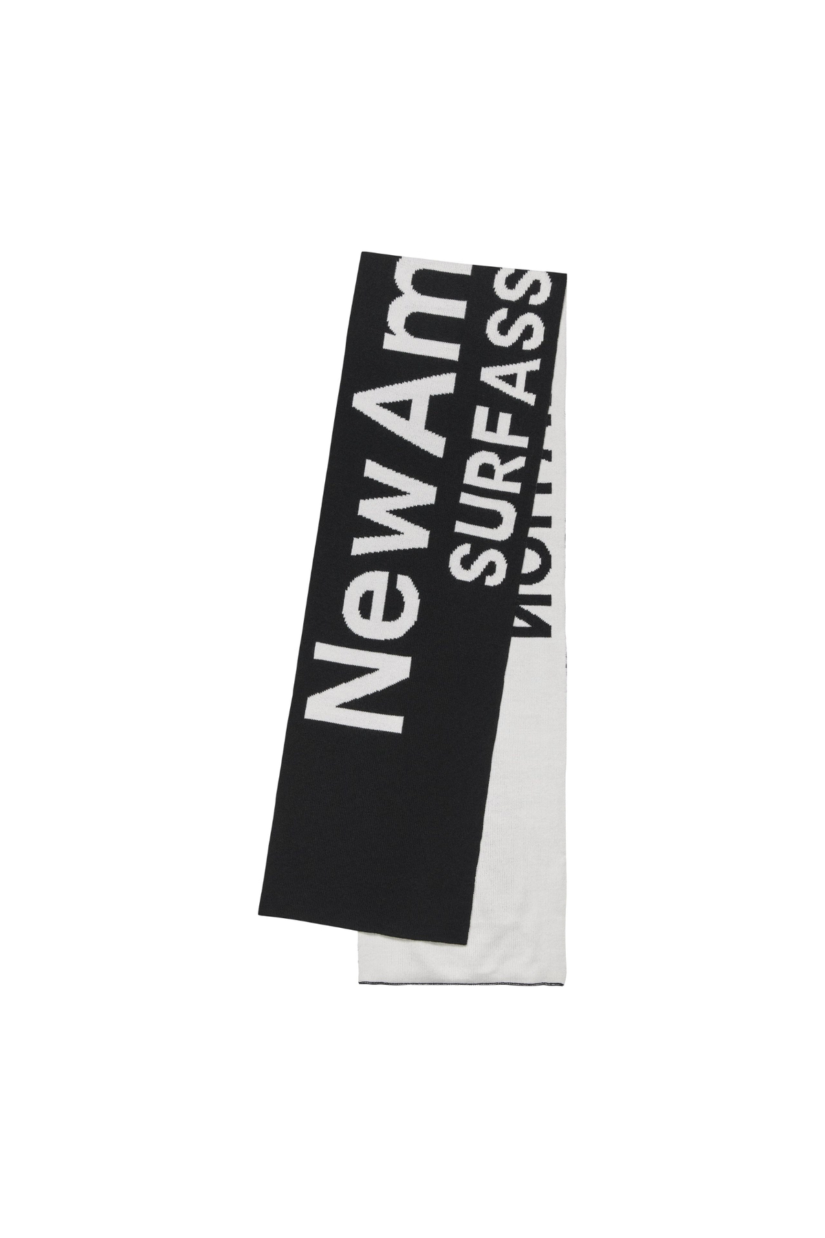 NAME SCARF - BLACK