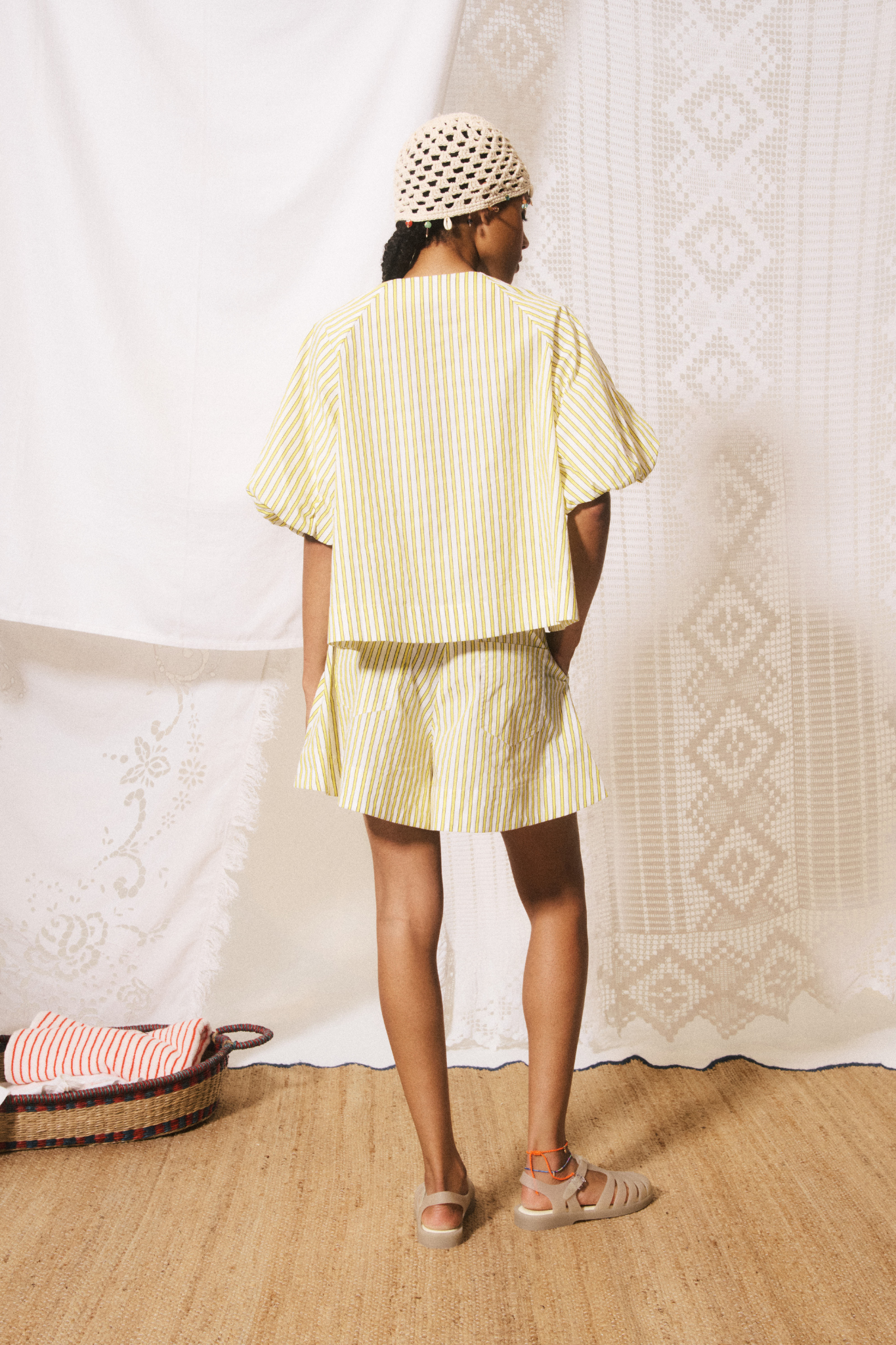 ORONZO SHORT - JAUNE PALE