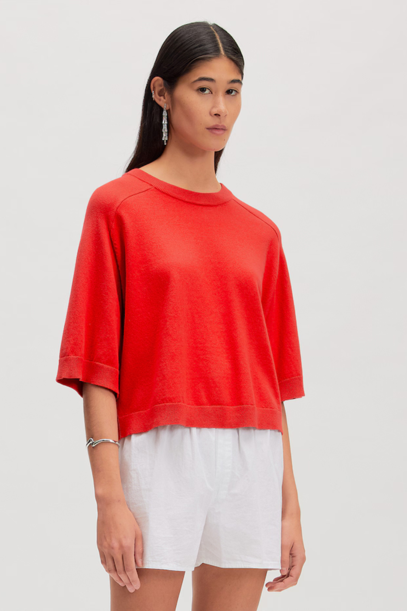 BIRLA KNIT SHIRT - FLAME SCARLET