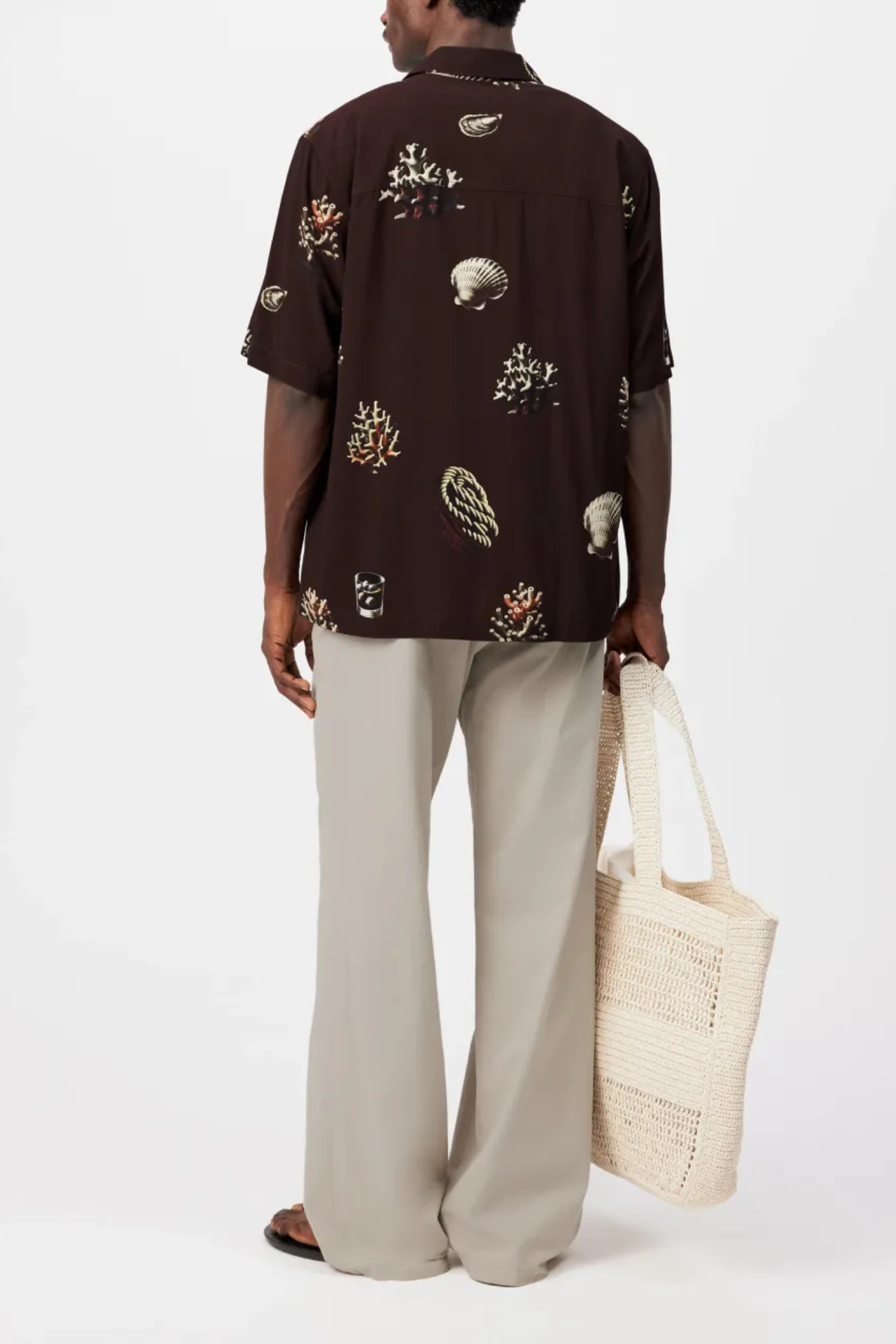 MERYN SHIRT - BROWN PRINT