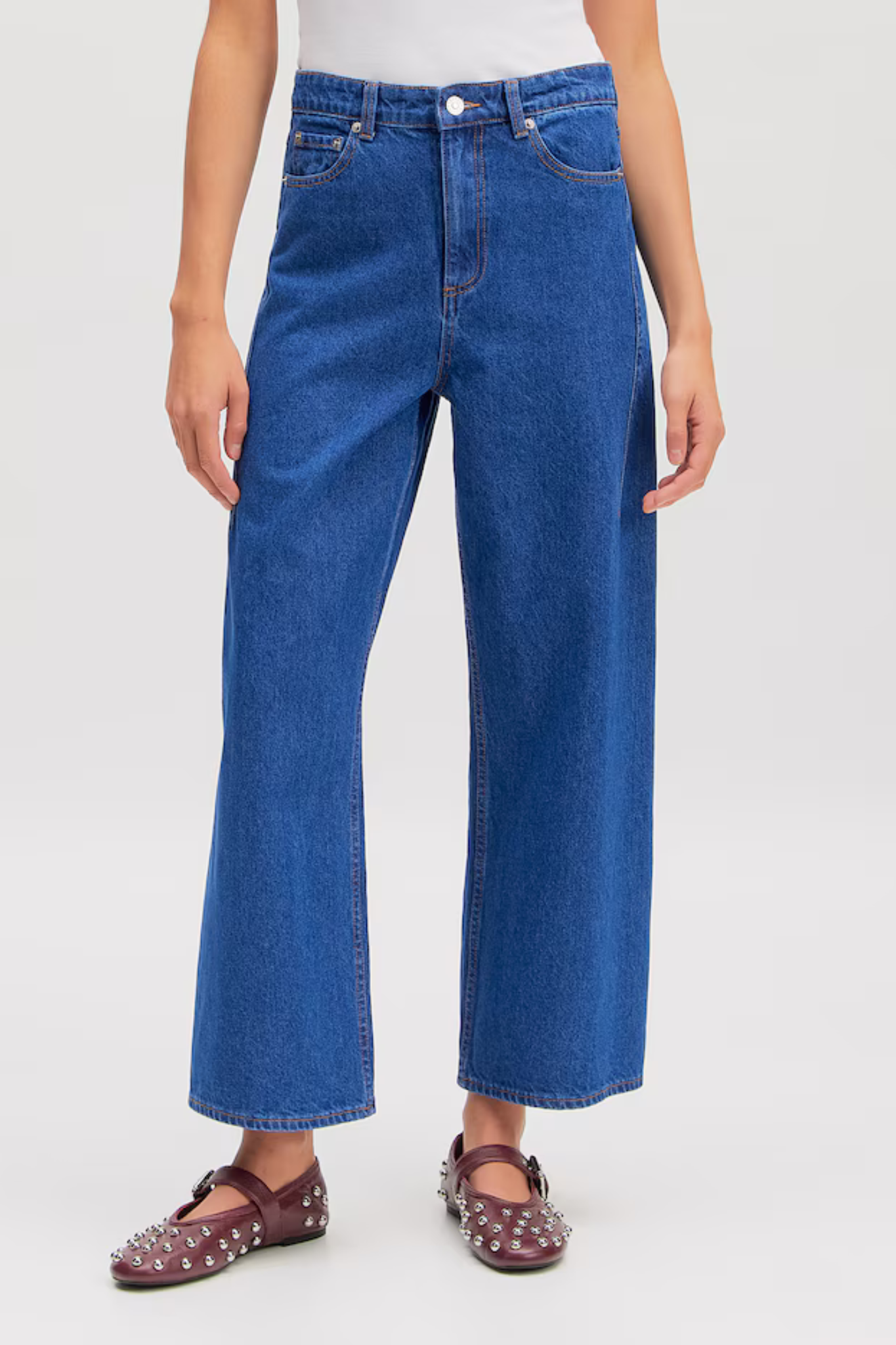 TJARA JEANS - MID BLUE DENIM