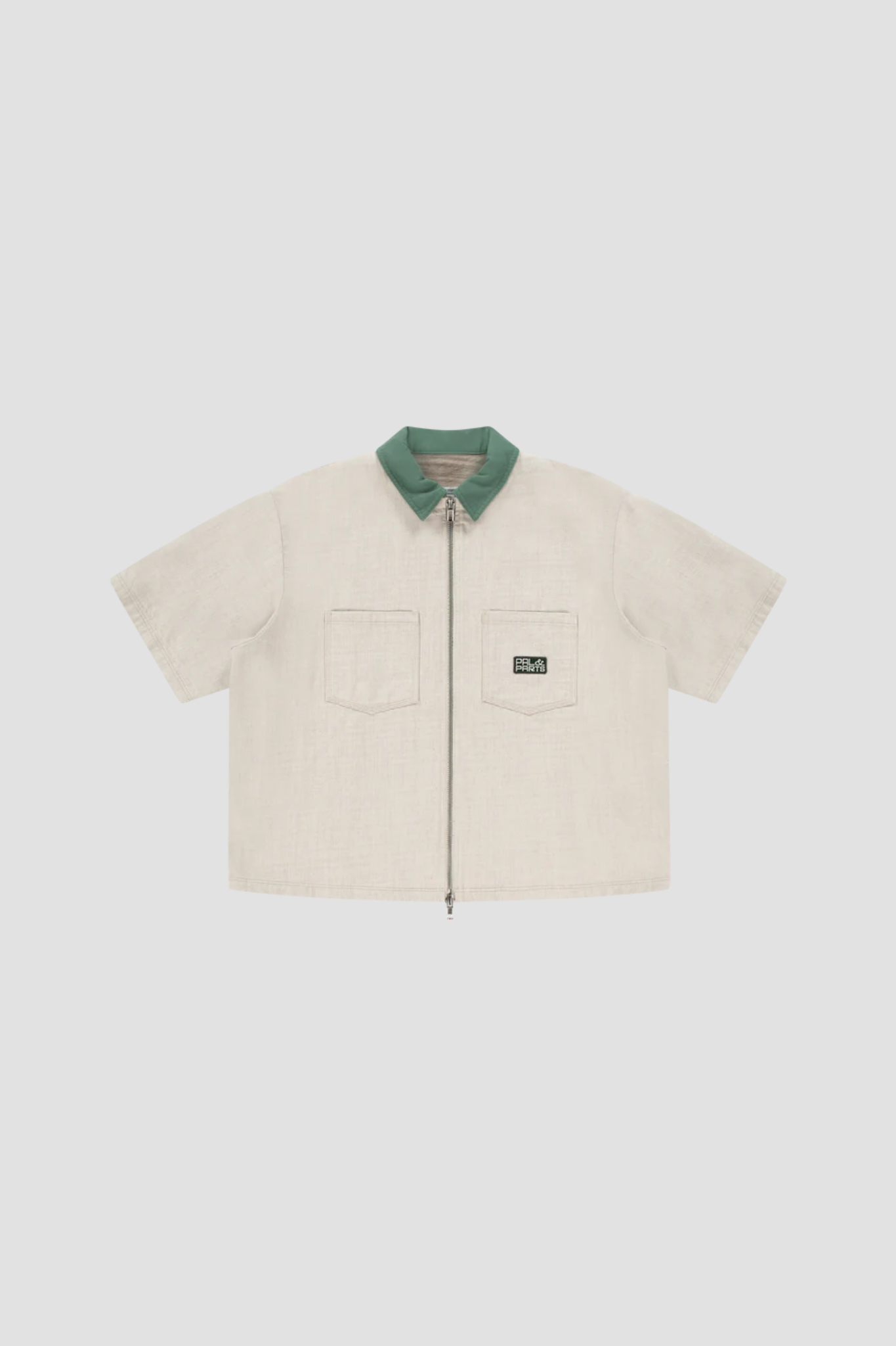GARAGE GOODS CANVAS POLO - MARSHMALLOW