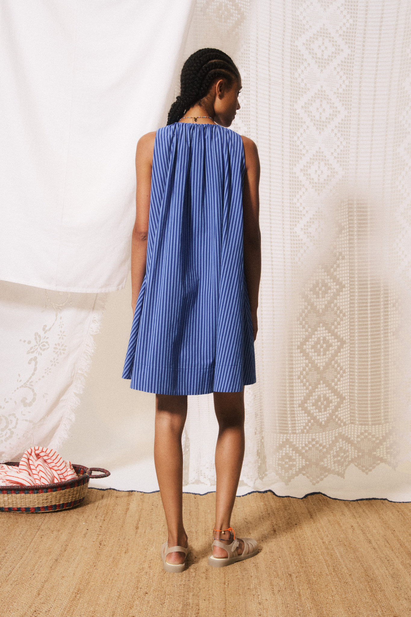 ANGELA DRESS - BLEU ELECTRIQUE