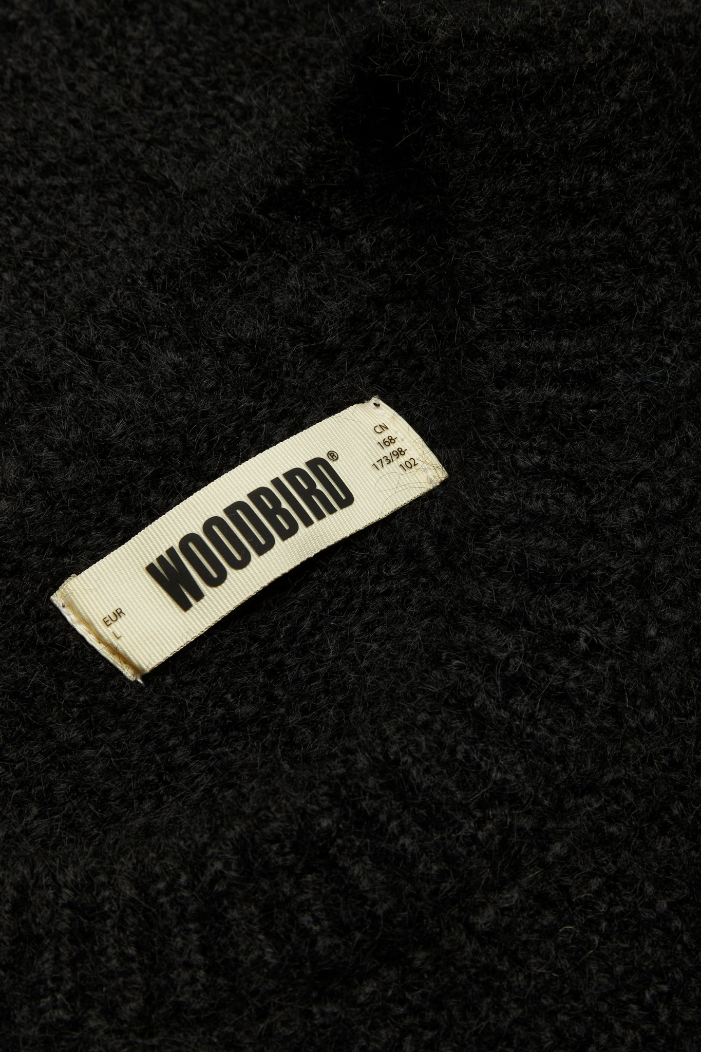 KURT MOHAIRY CREWNECK - BLACK