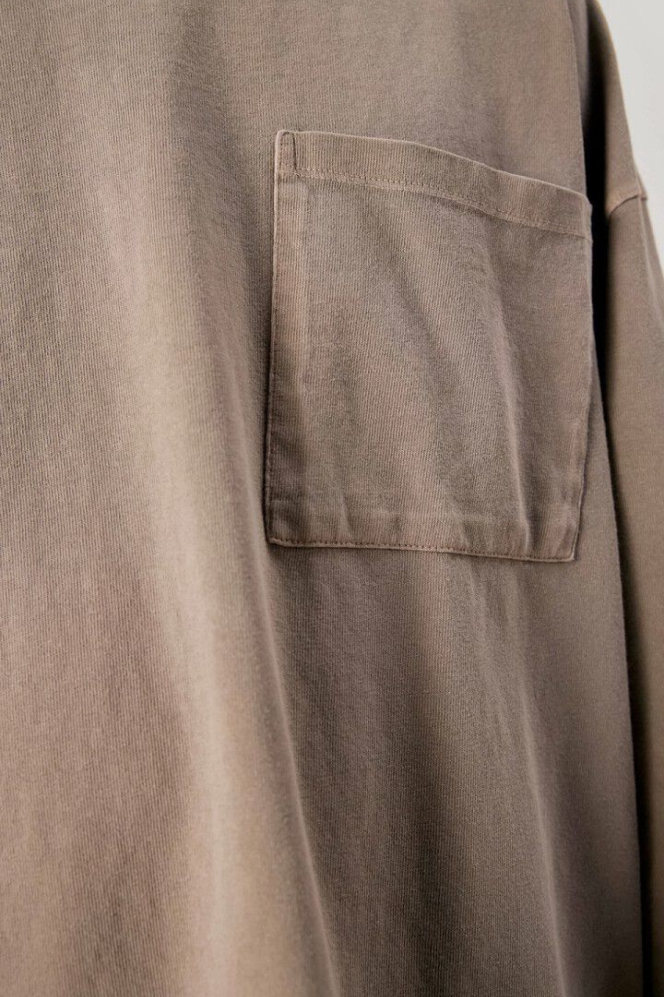 AFOMA T-SHIRT LONGSLEEVES MEN - GRISOU SPRAY VINTAGE