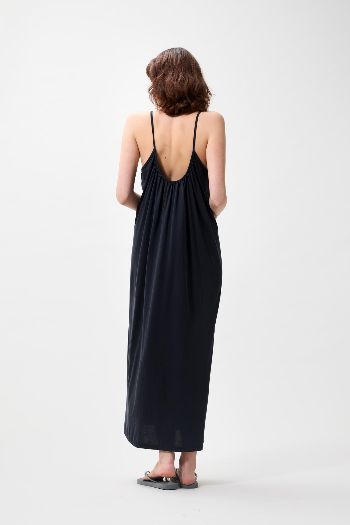 STRAP DRESS - DARK GREY