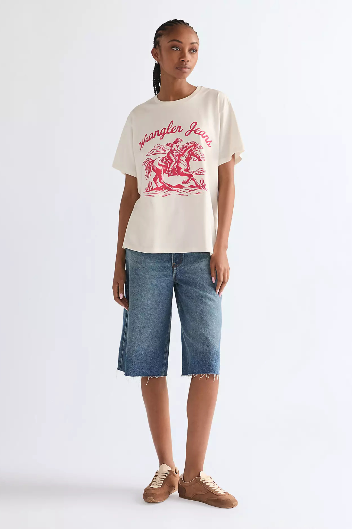 GIRLFRIEND T-SHIRT - WORN WHITE