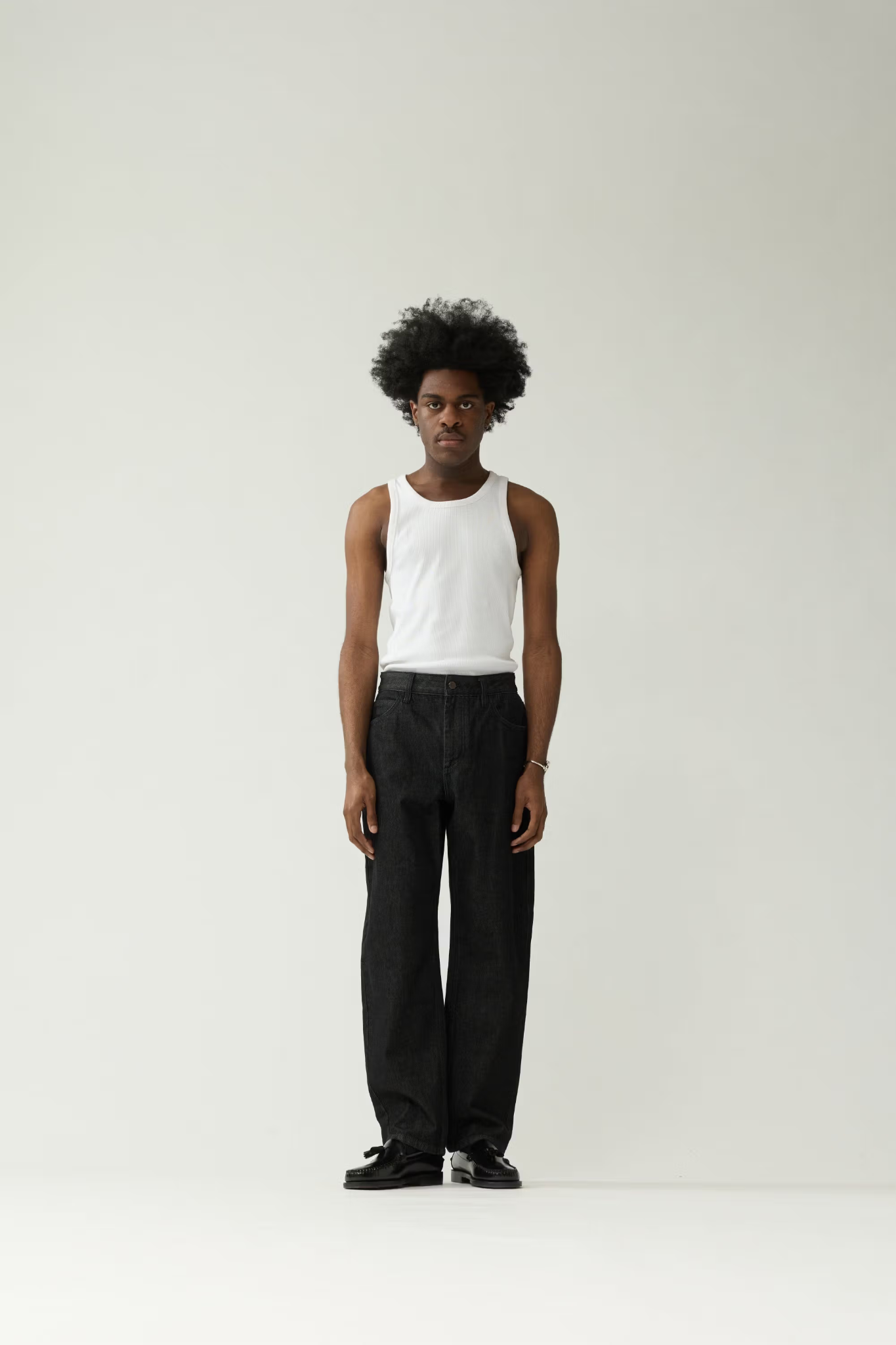 252 DENIM PANTS - BLACK