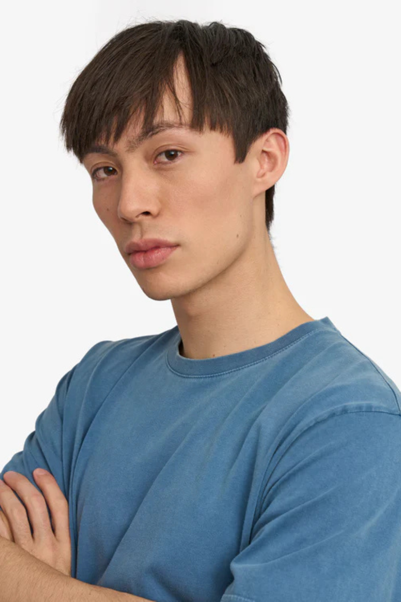 CLASSIC ORGANIC T-SHIRT - FADED INDIGO