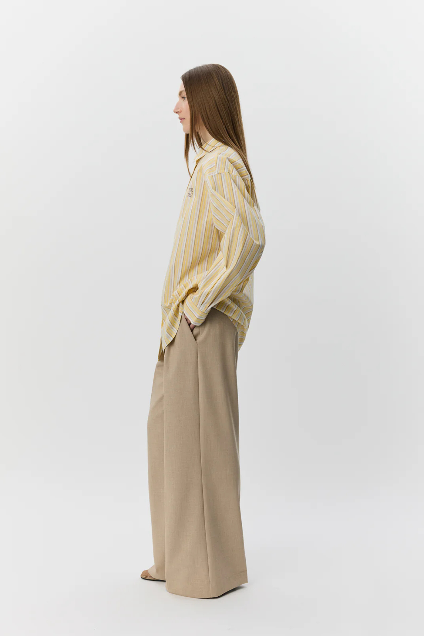 MERCY OVERSIZE SHIRT - LIGHT YELLOW