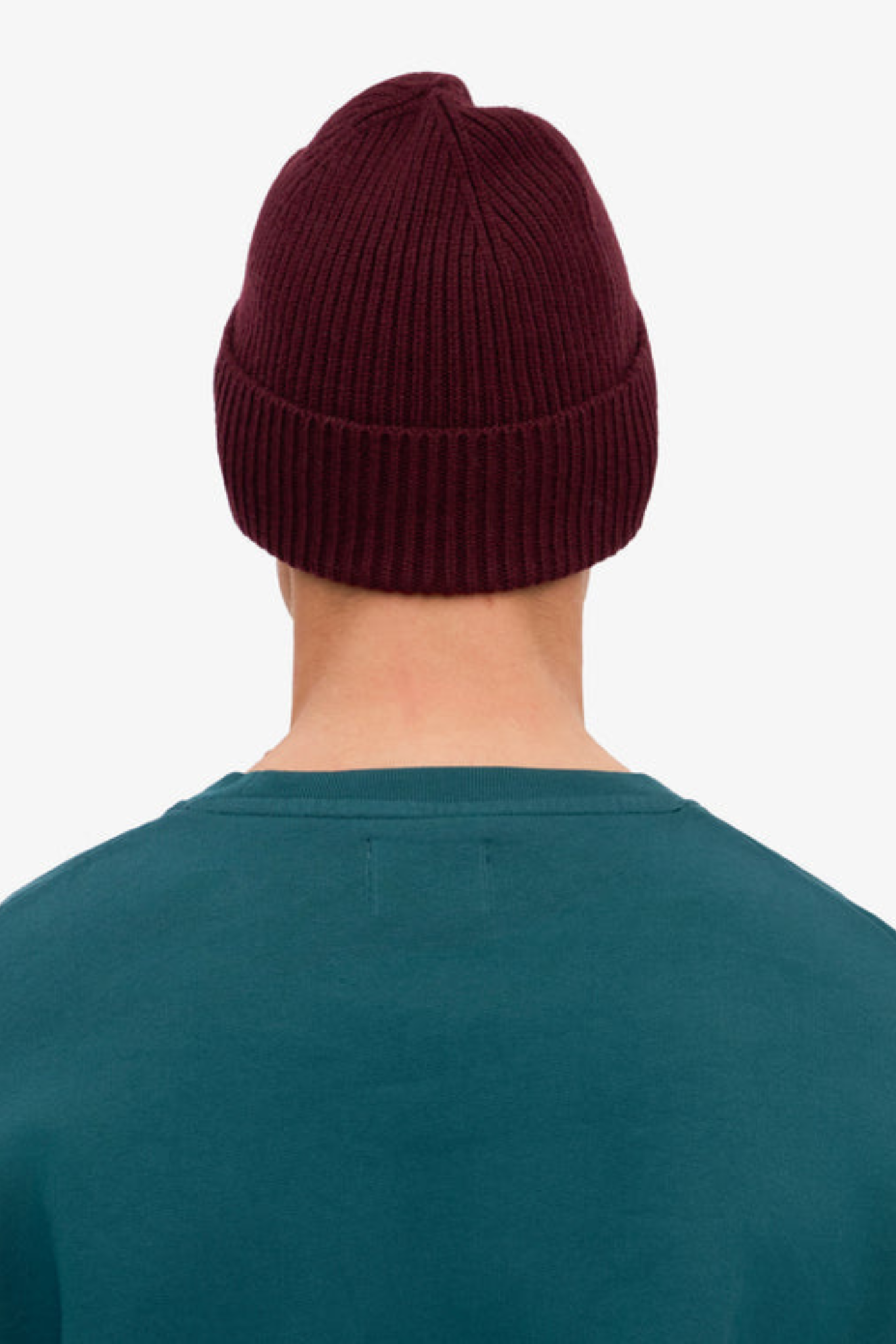MERINO WOOL BEANIE - OXBLOOD RED