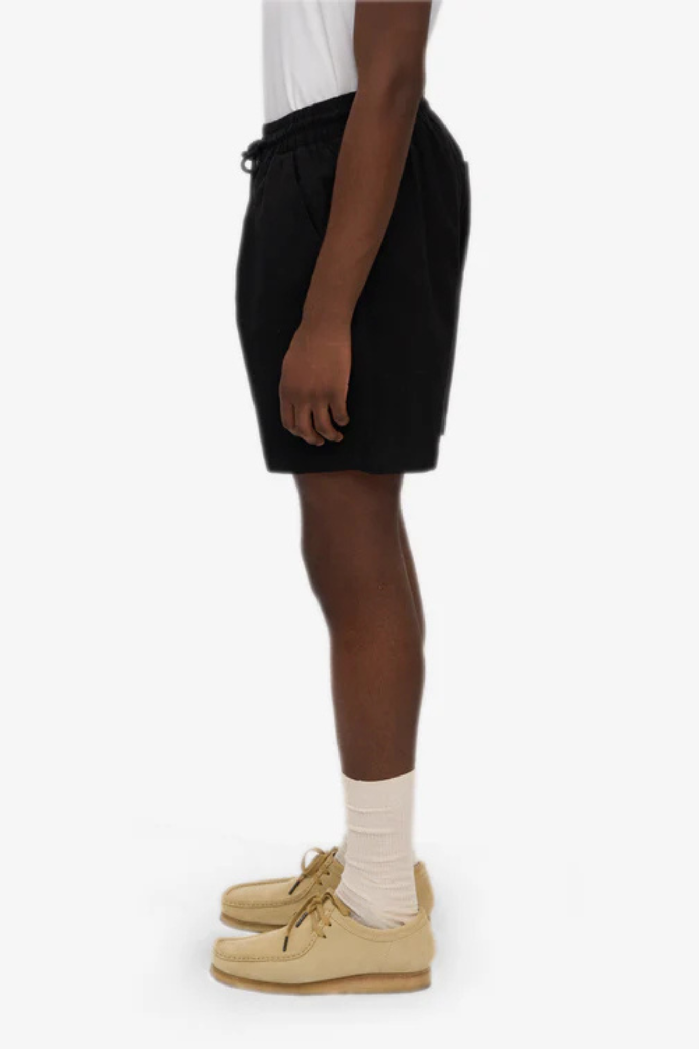 ORGANIC TWILL SHORTS - DEEP BLACK