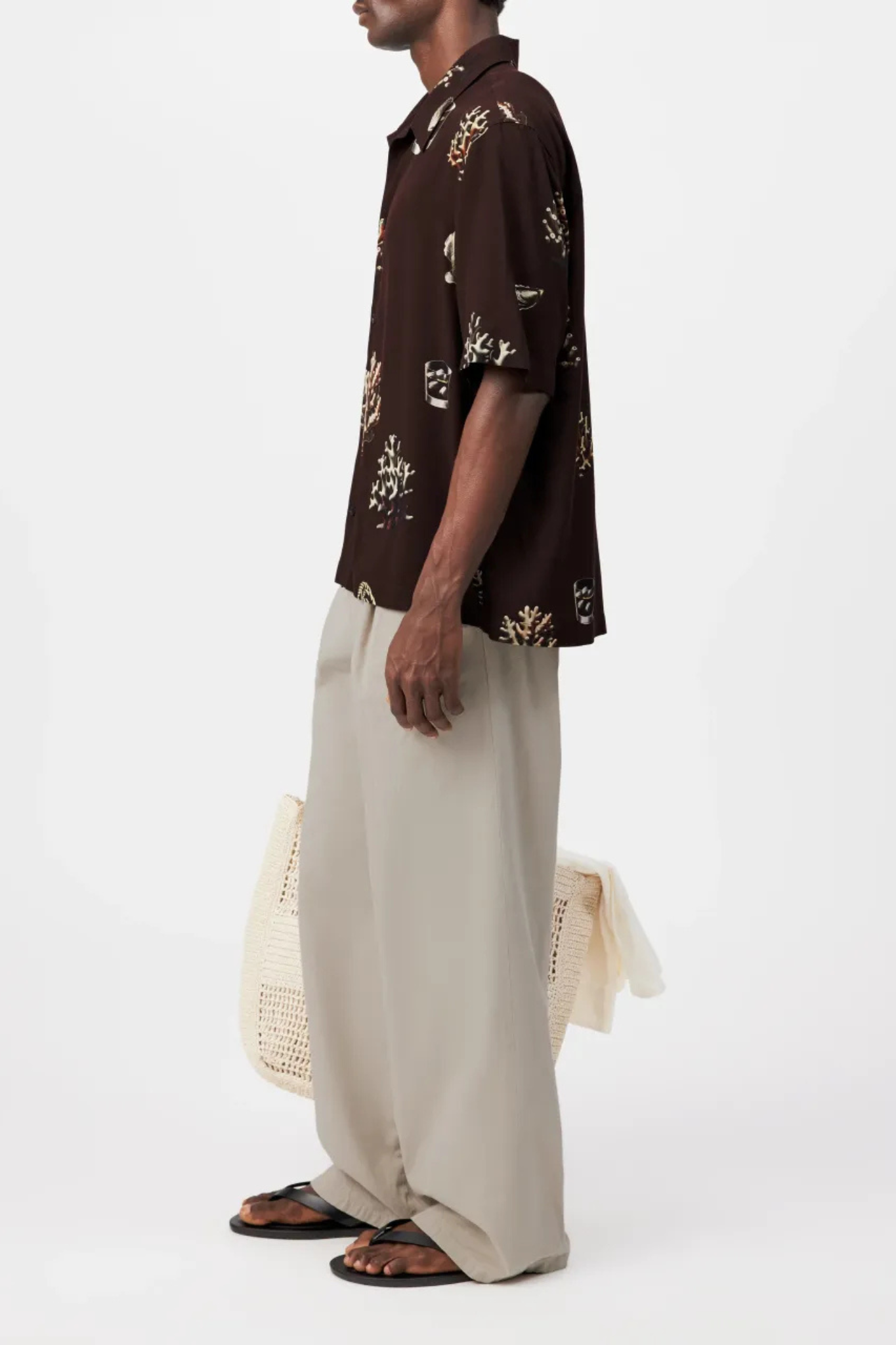 MERYN SHIRT - BROWN PRINT