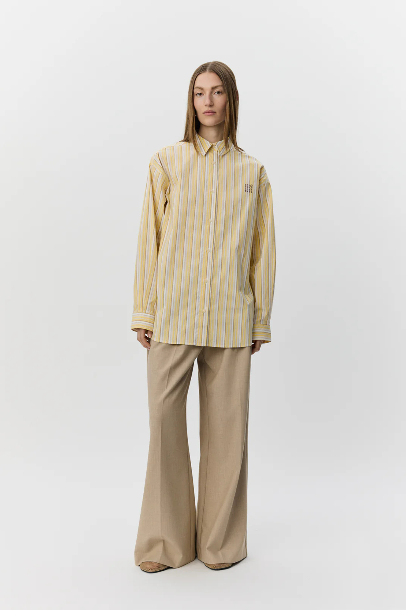 MERCY OVERSIZE SHIRT - LIGHT YELLOW