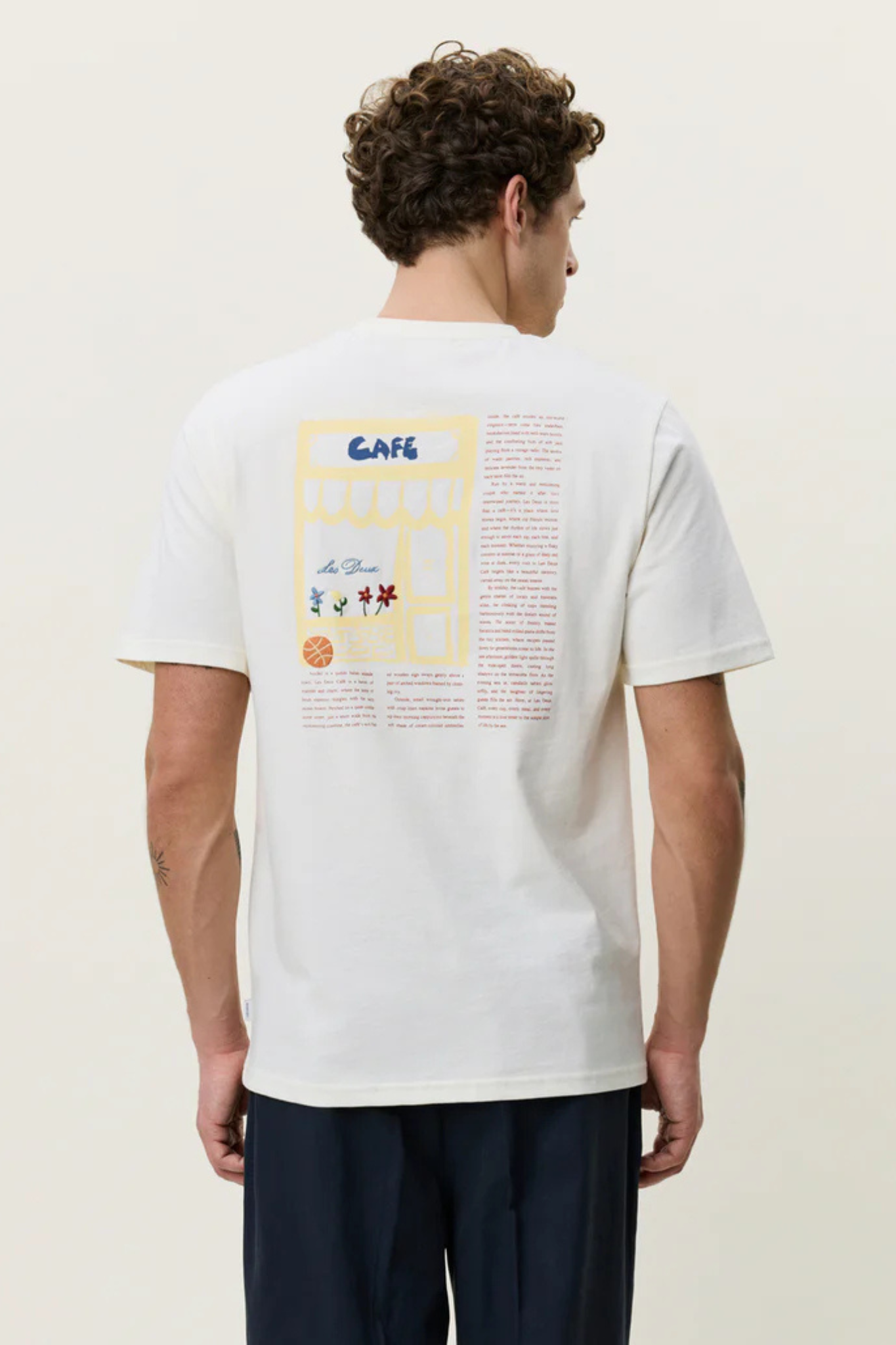 CAFÉ T-SHIRT - LIGHT IVORY