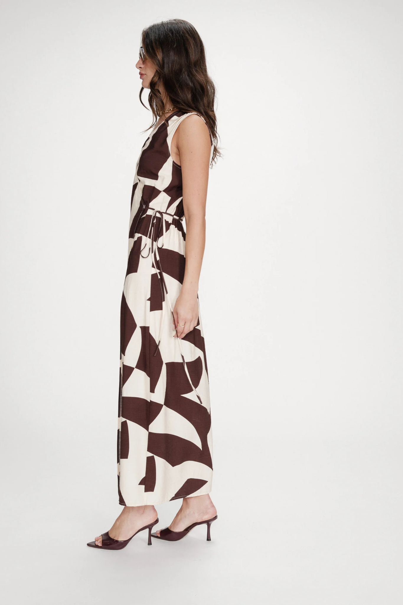 VELLINE DRESS - CHOCOLAT