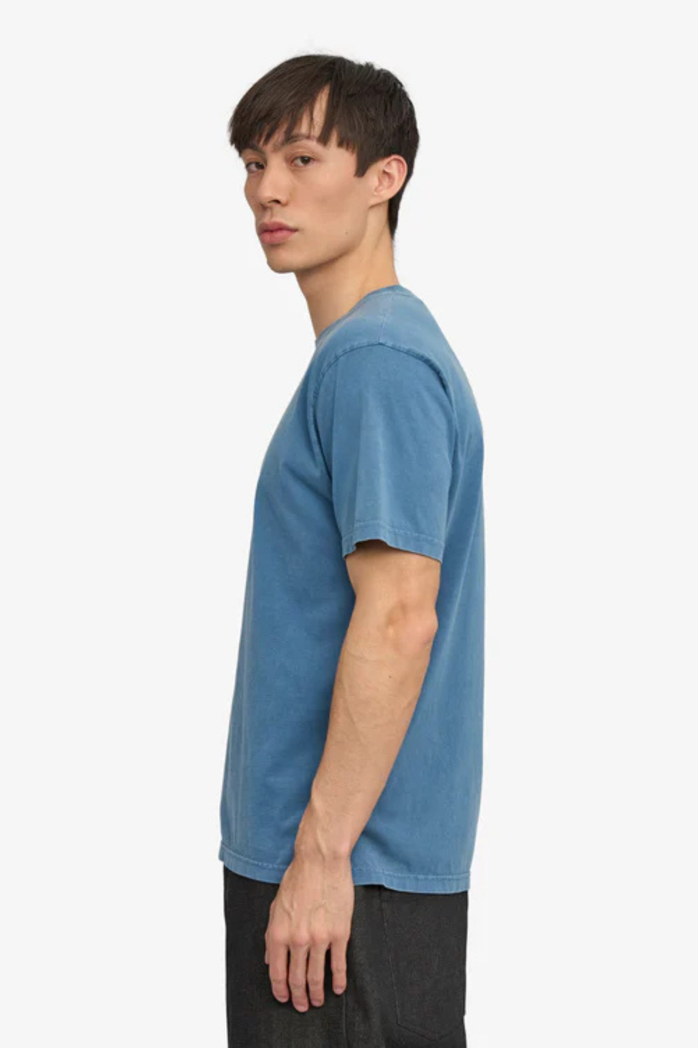 CLASSIC ORGANIC T-SHIRT - FADED INDIGO