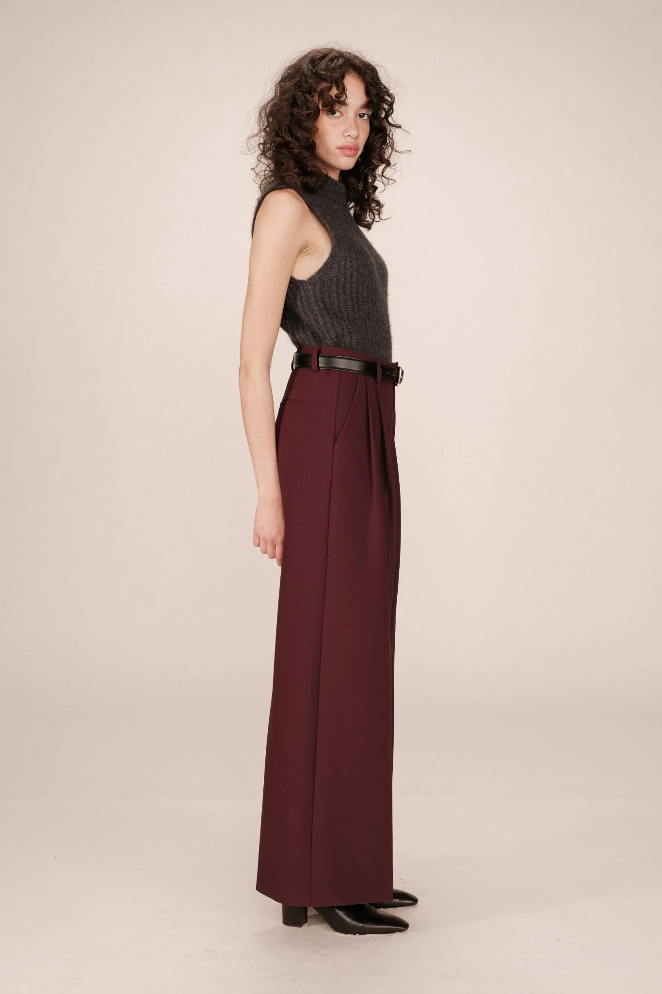 STORY PANTS - BORDEAUX