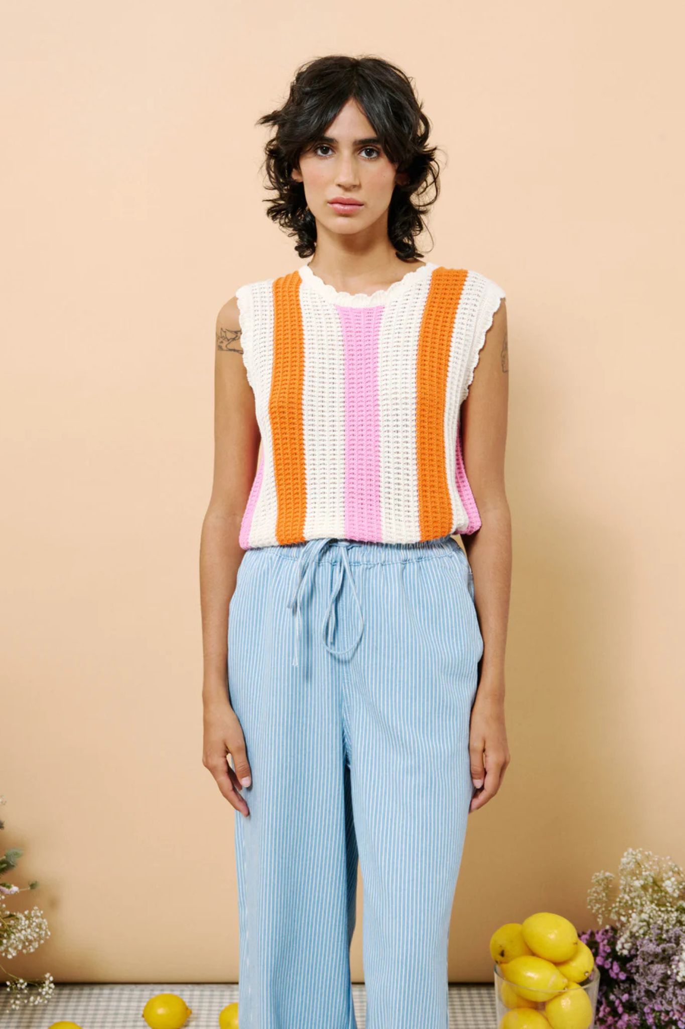 CLUSIA TOP - CREME