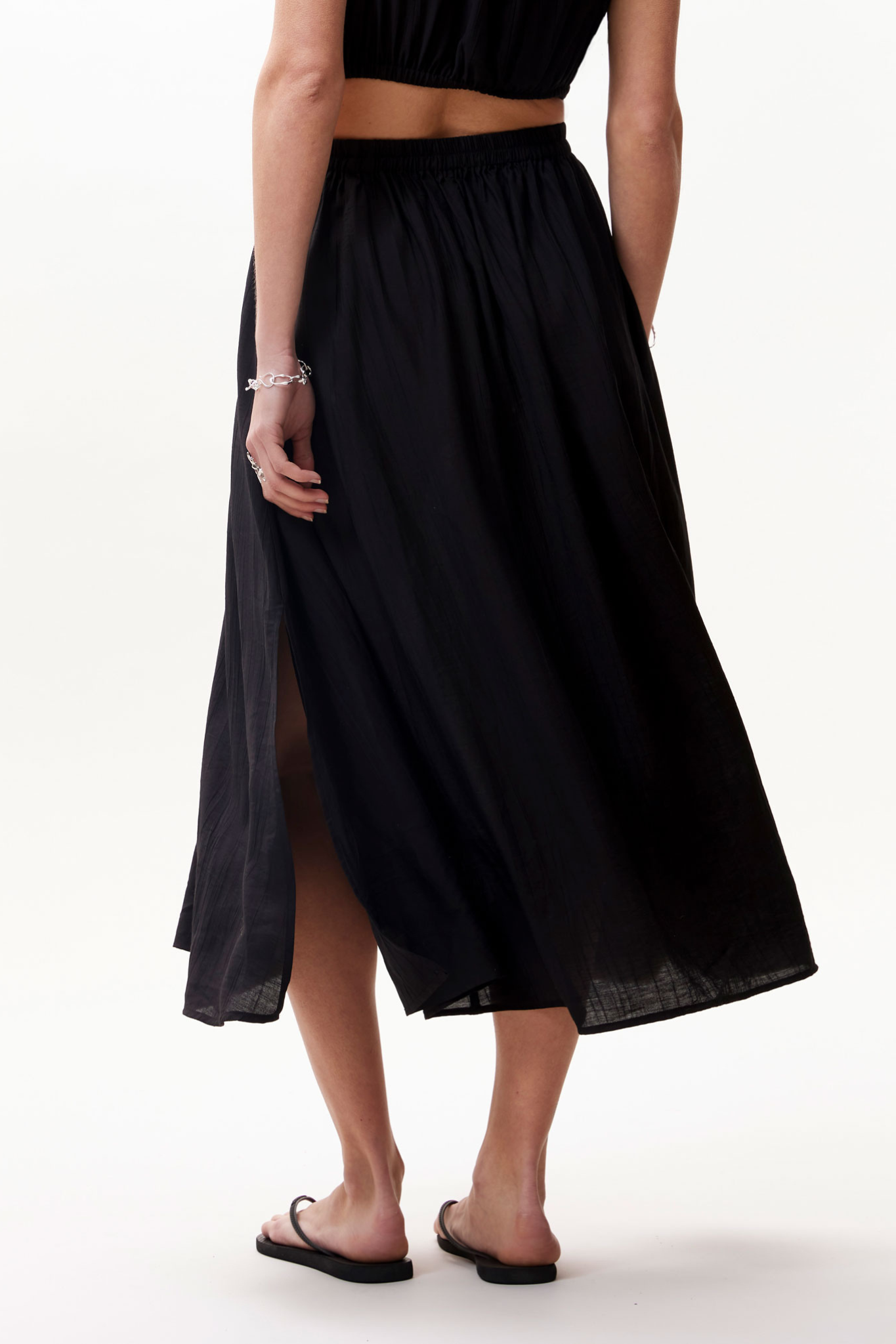 CUT OUT DRESS - BLACK
